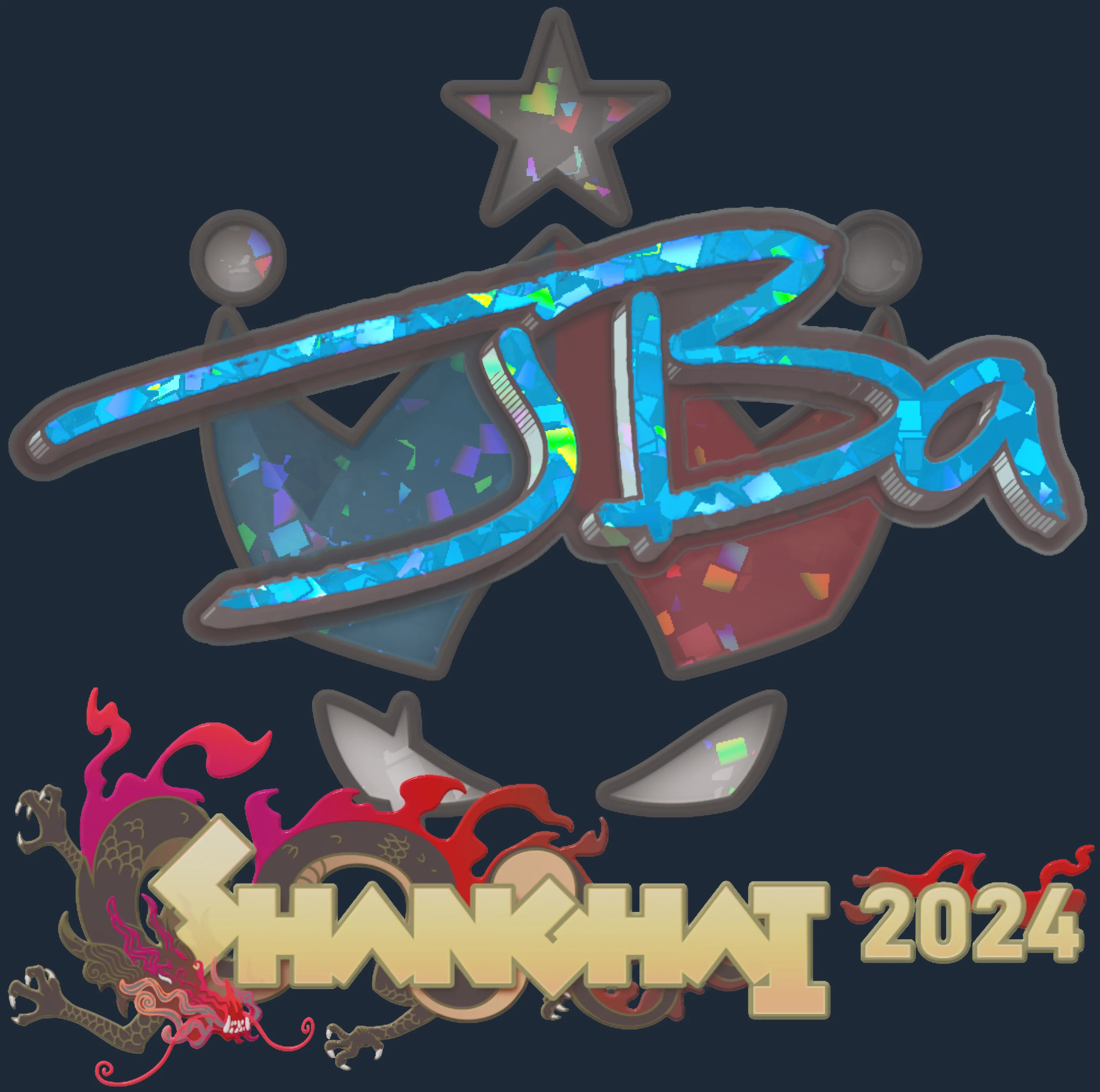 Sticker | JBa (Glitter) | Shanghai 2024 Image