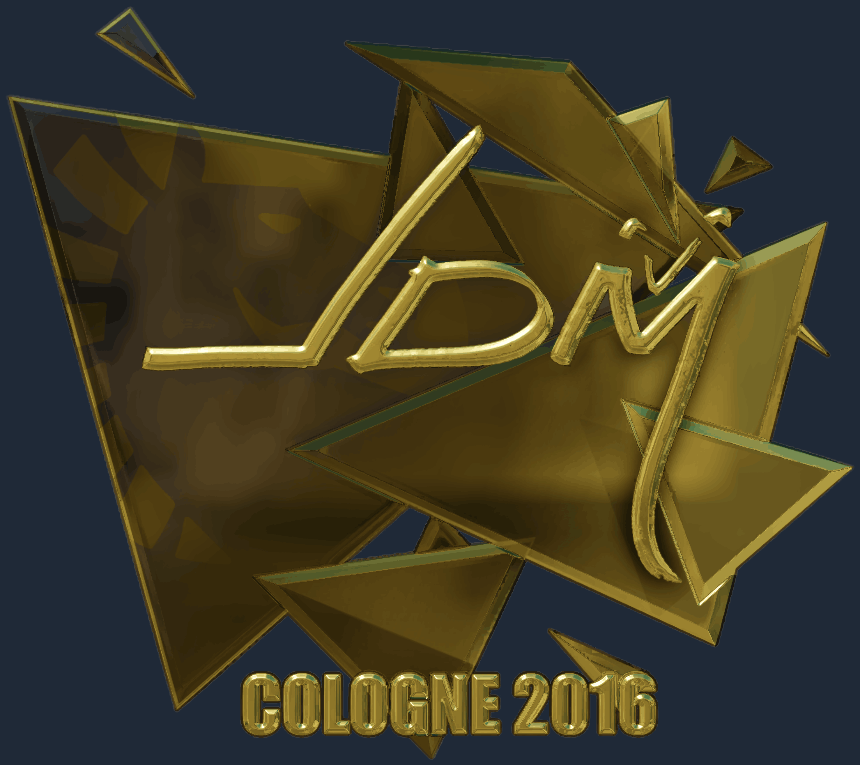 Sticker | jdm64 (Gold) | Cologne 2016 Image