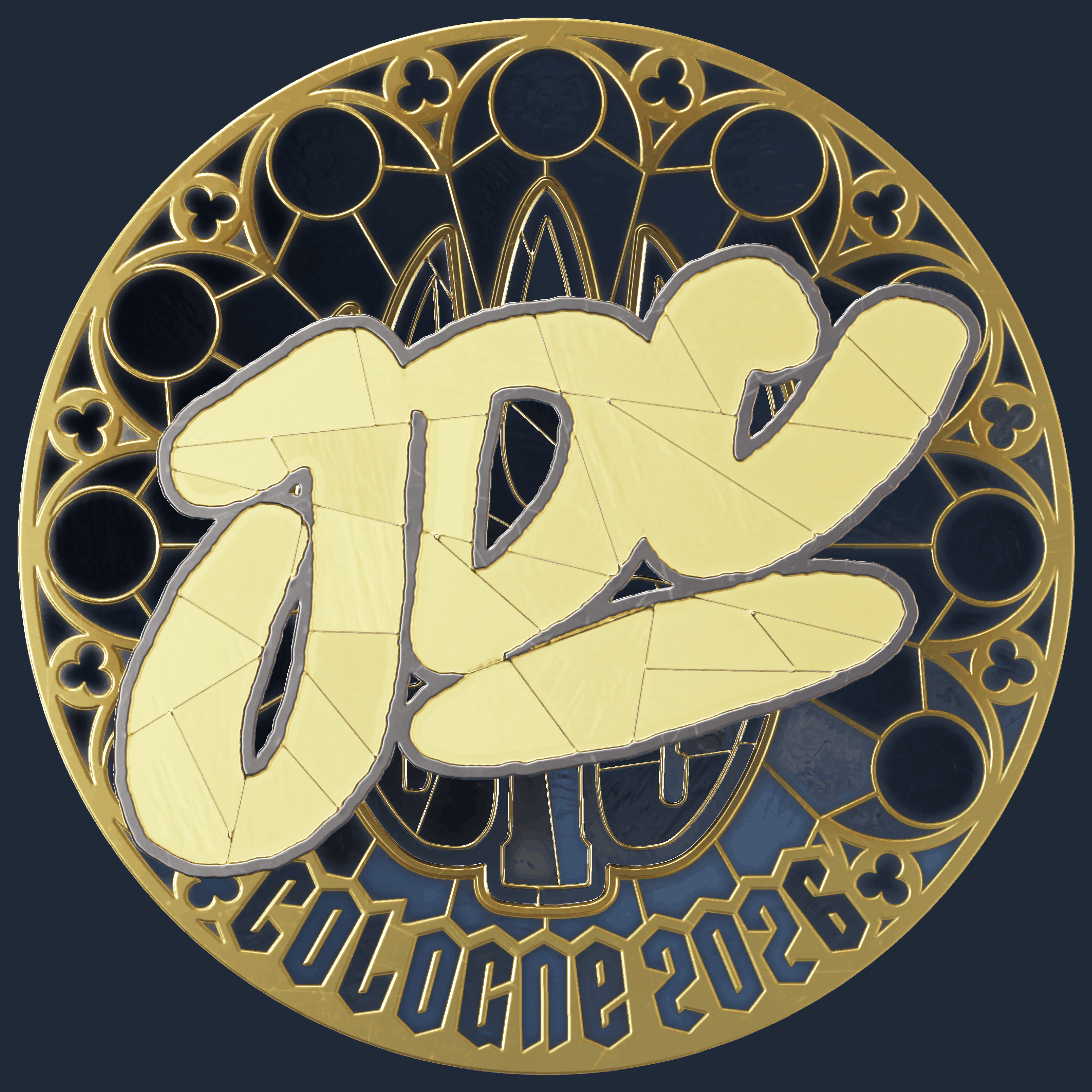 Sticker | JDC (Gold) | Cologne 2026 Image