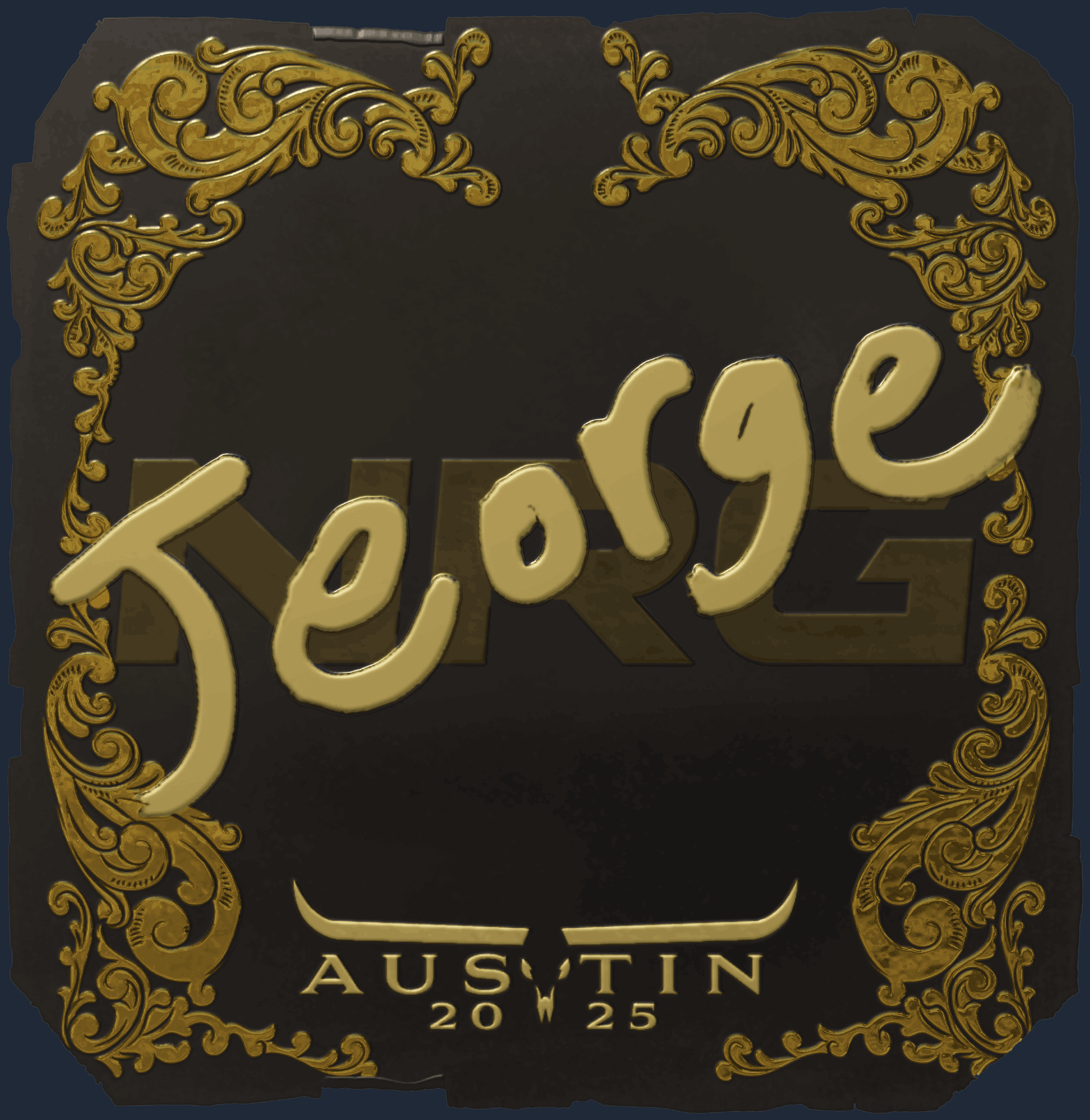 Sticker | jeorge (Gold) | Austin 2025 Image