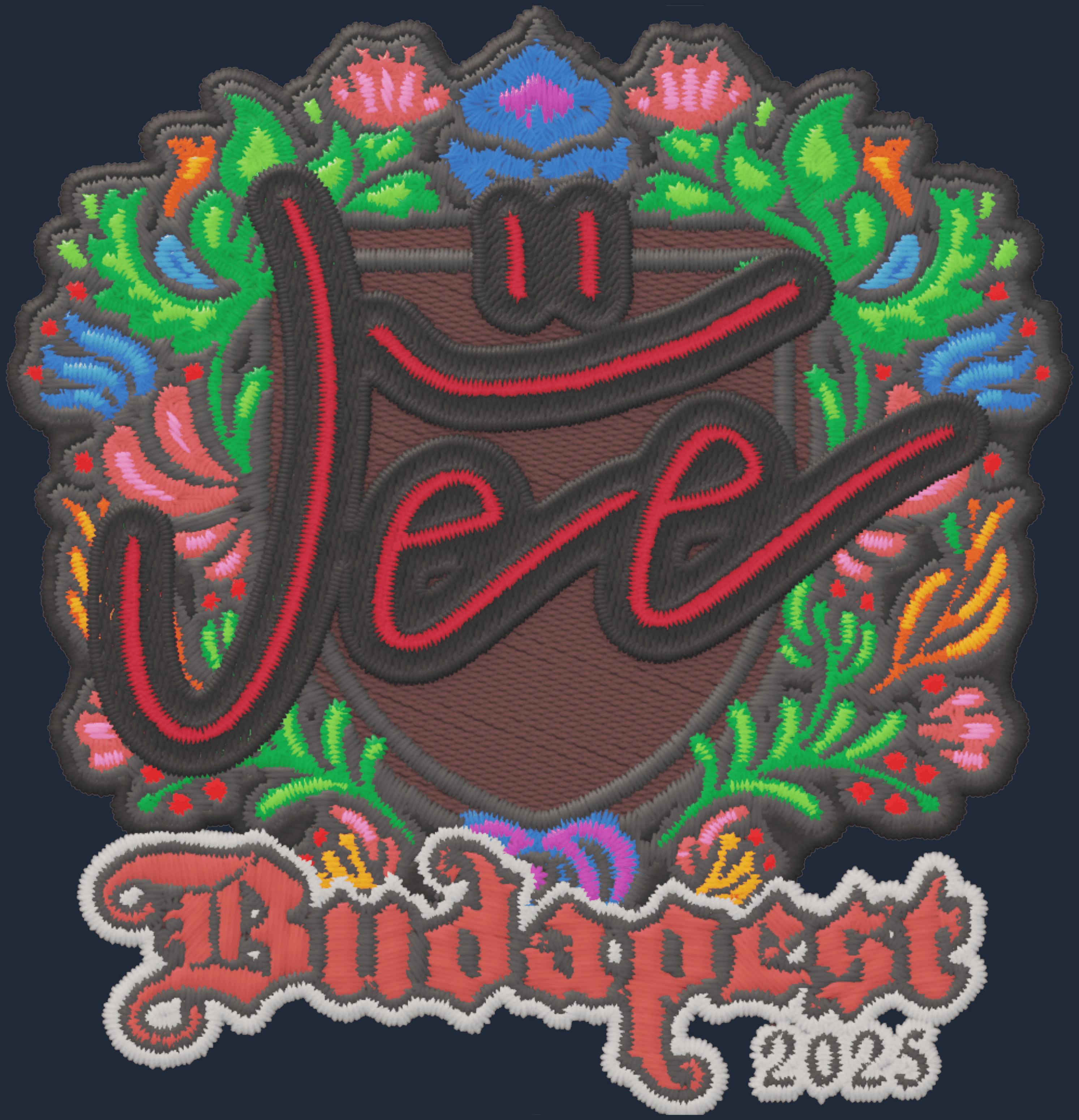 Sticker | Jee (Embroidered) | Budapest 2025 Image