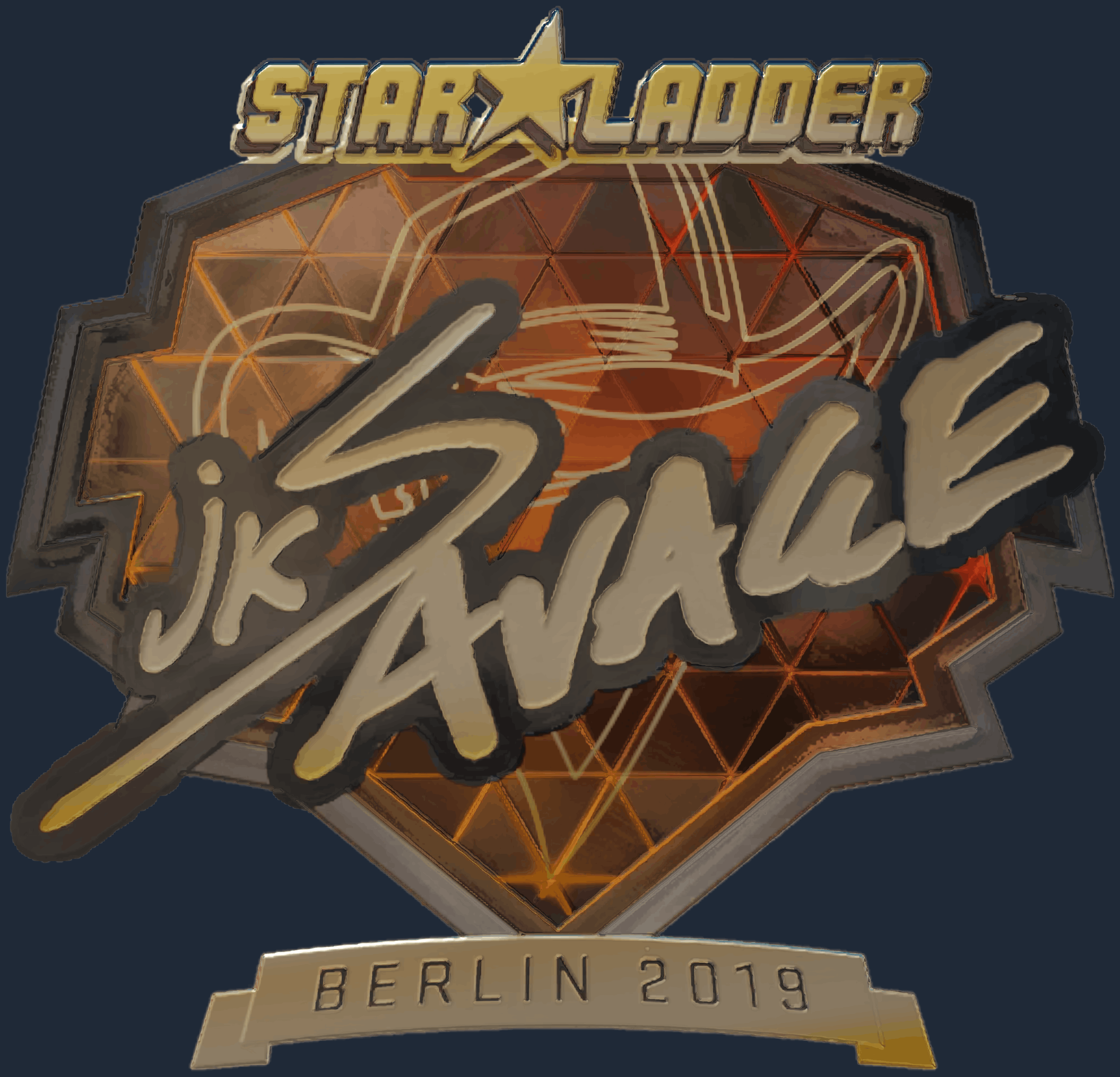 Sticker | jks (Gold) | Berlin 2019 Image