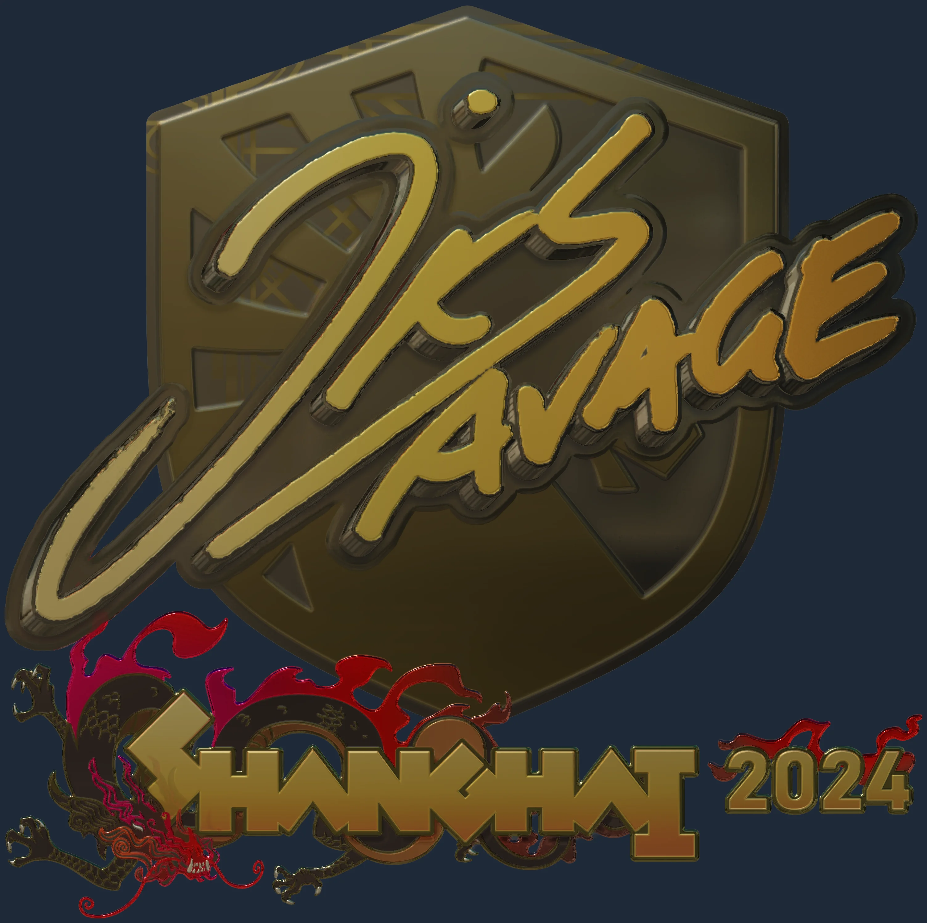 Sticker | jks (Gold) | Shanghai 2024 Image