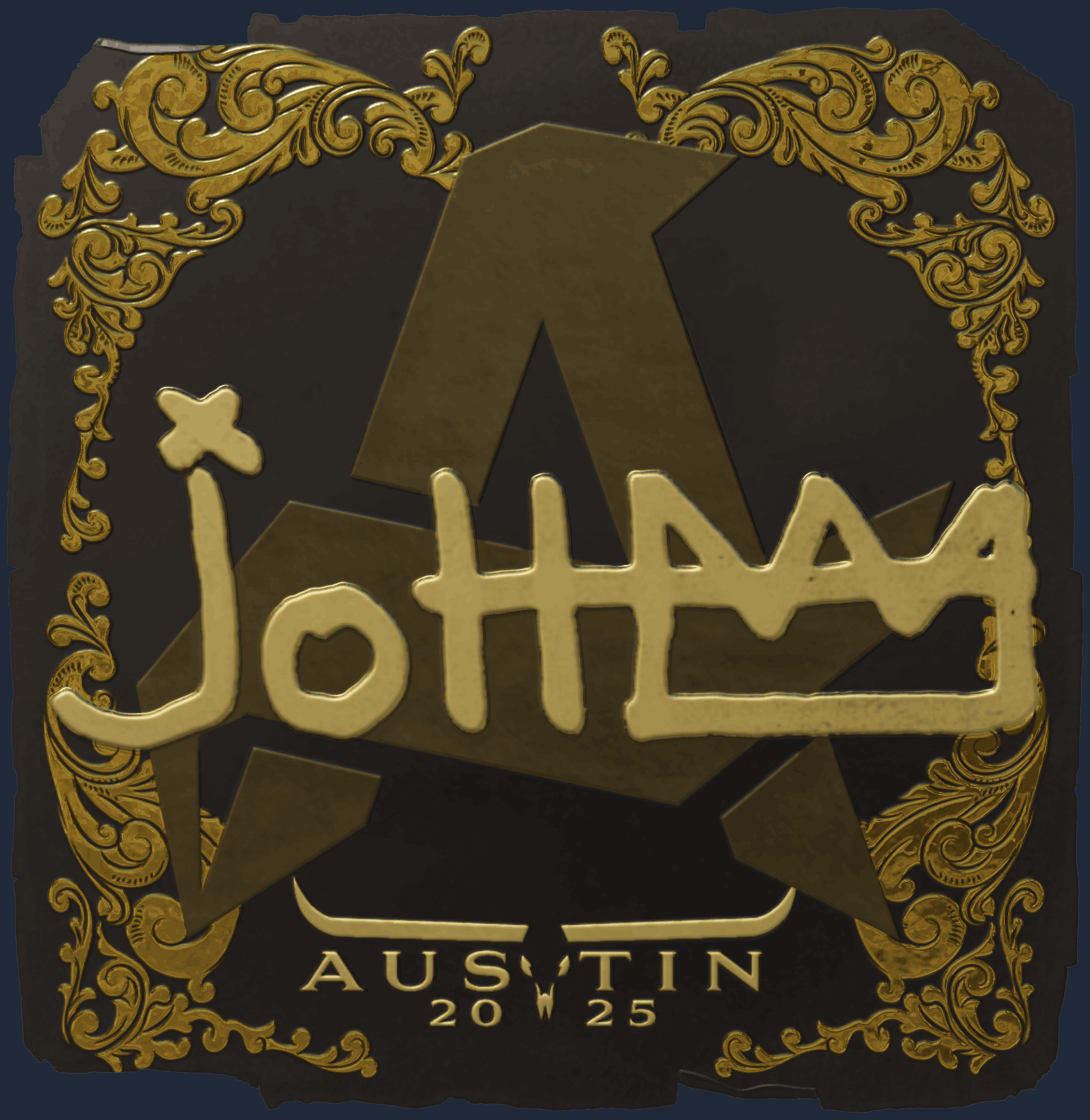 Sticker | jottAAA (Gold) | Austin 2025 Image