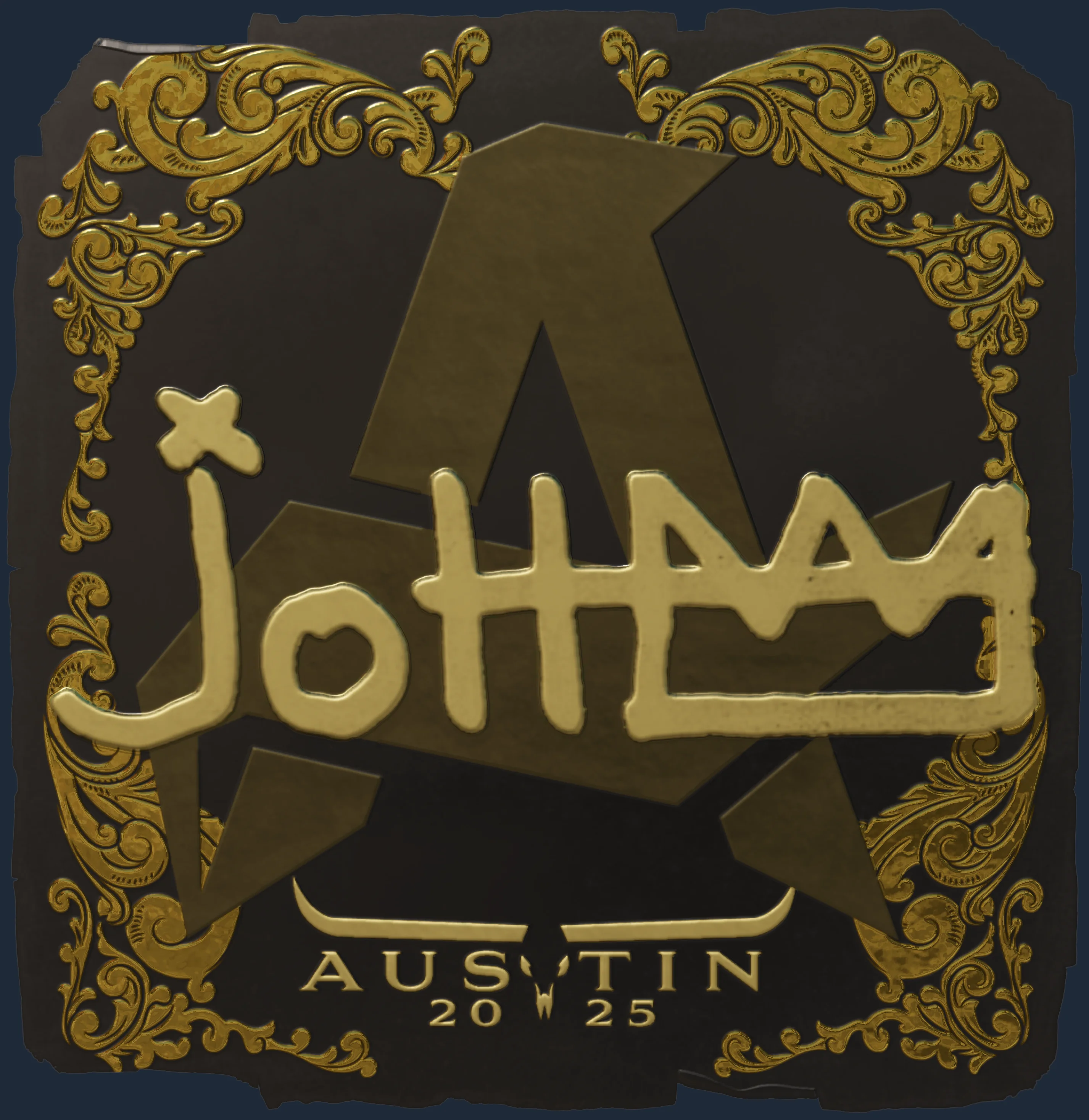 Sticker | jottAAA (Gold) | Austin 2025 Image