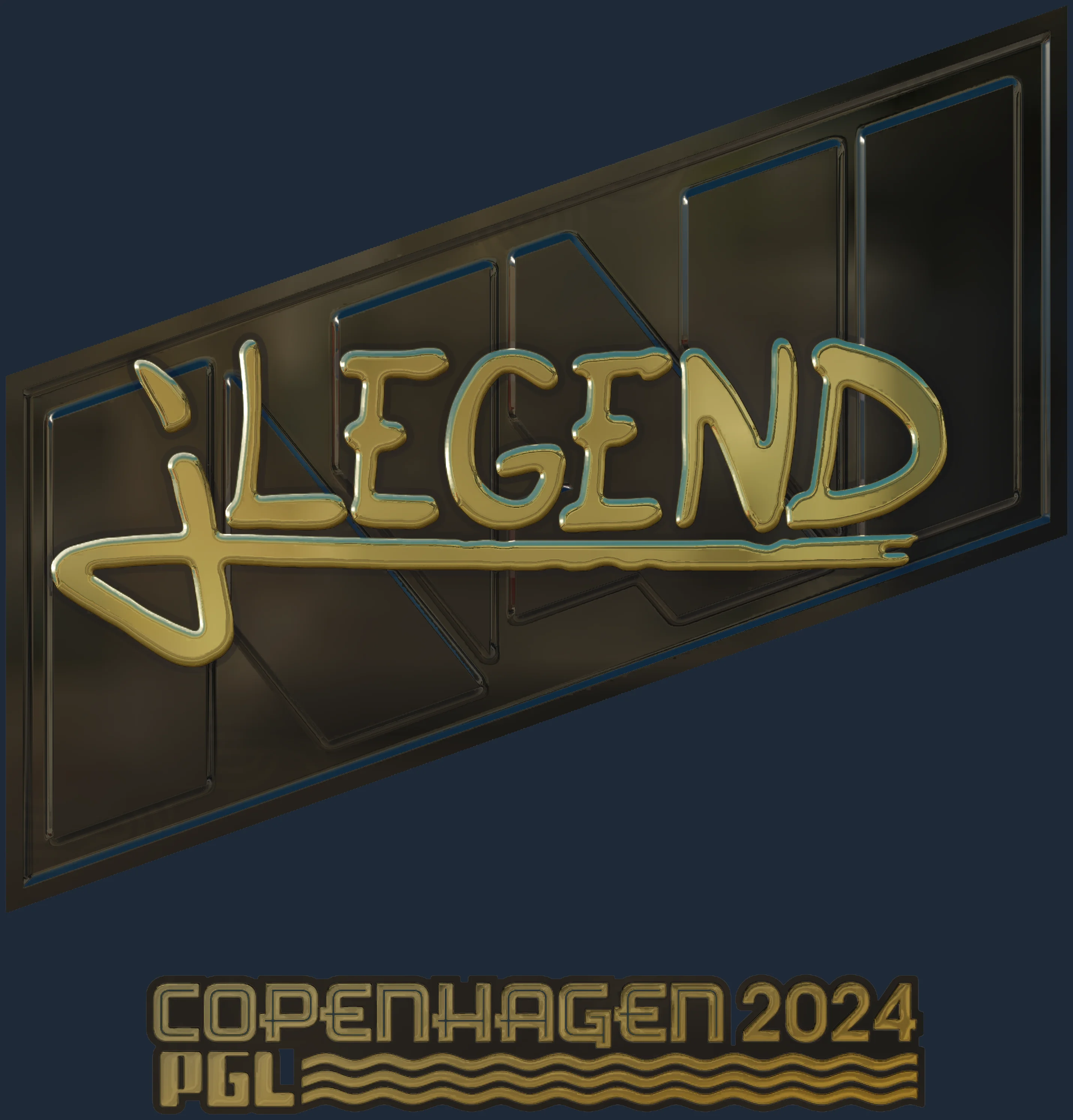 Sticker | jL (Gold) | Copenhagen 2024 Image