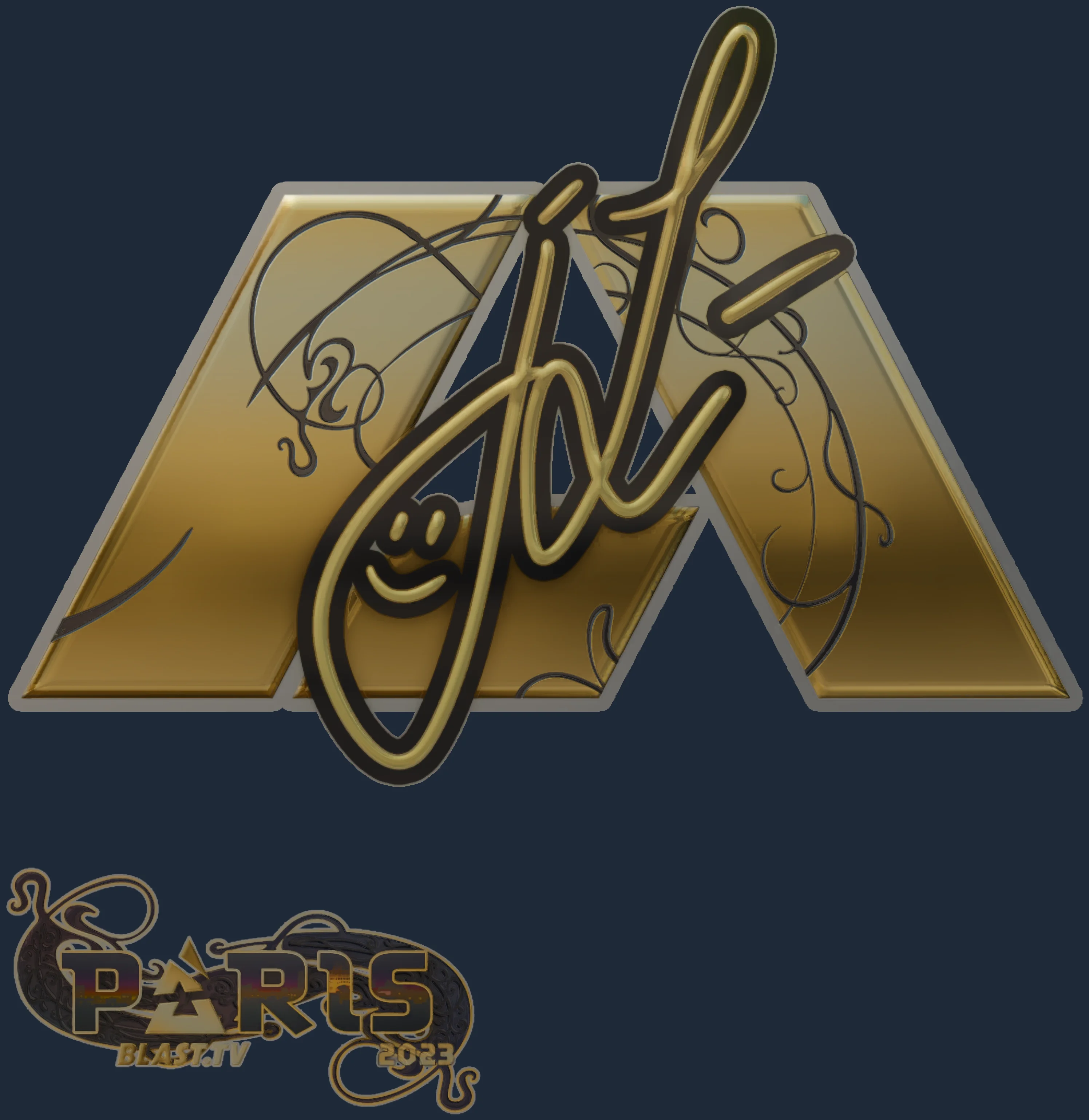 Sticker | jL (Gold) | Paris 2023 Image