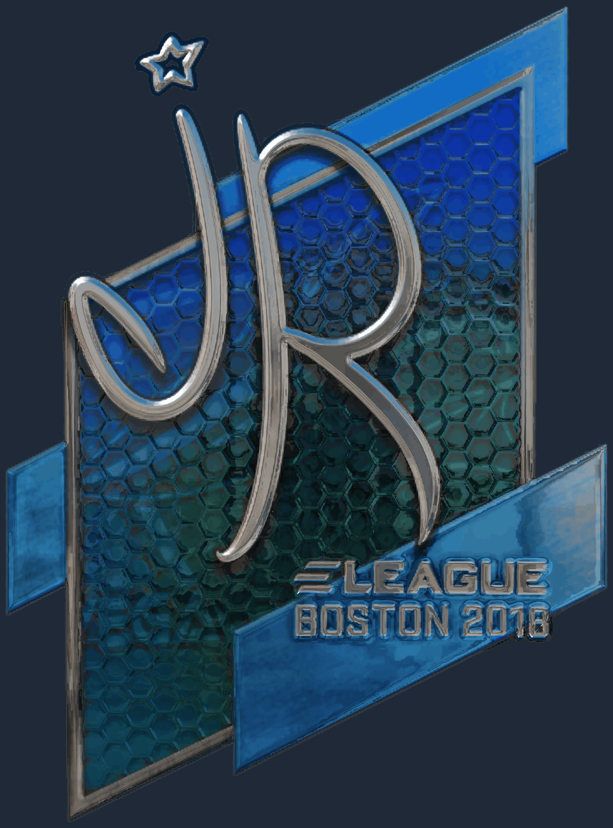 Sticker | jR (Foil) | Boston 2018 Image