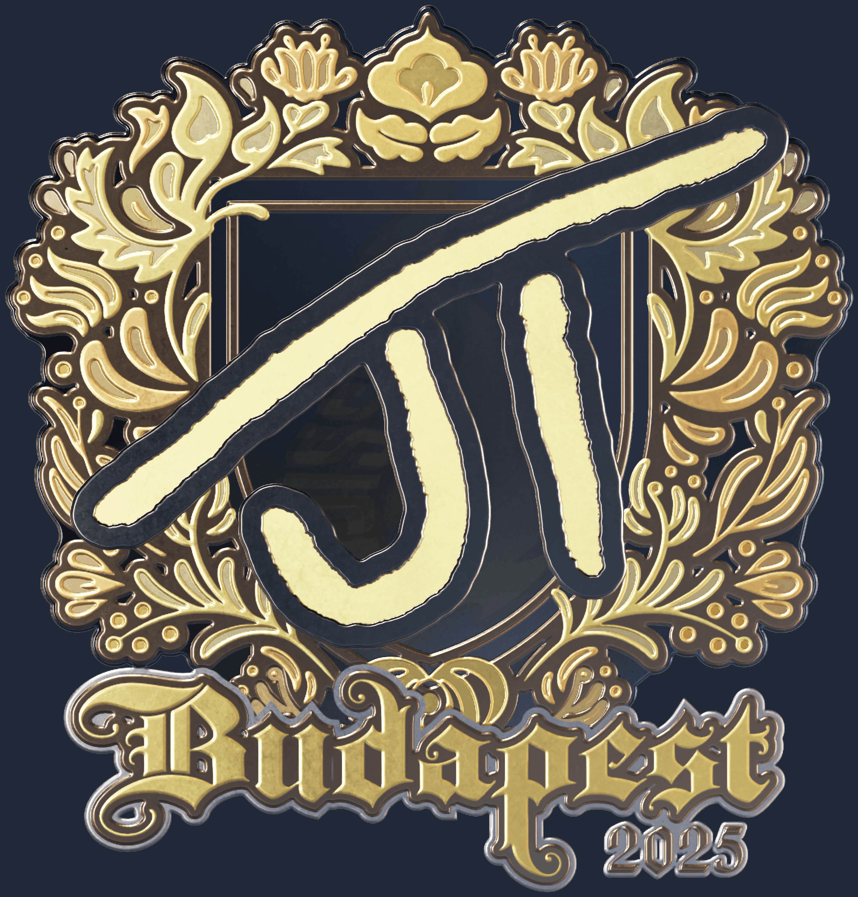Sticker | JT (Gold) | Budapest 2025 Image