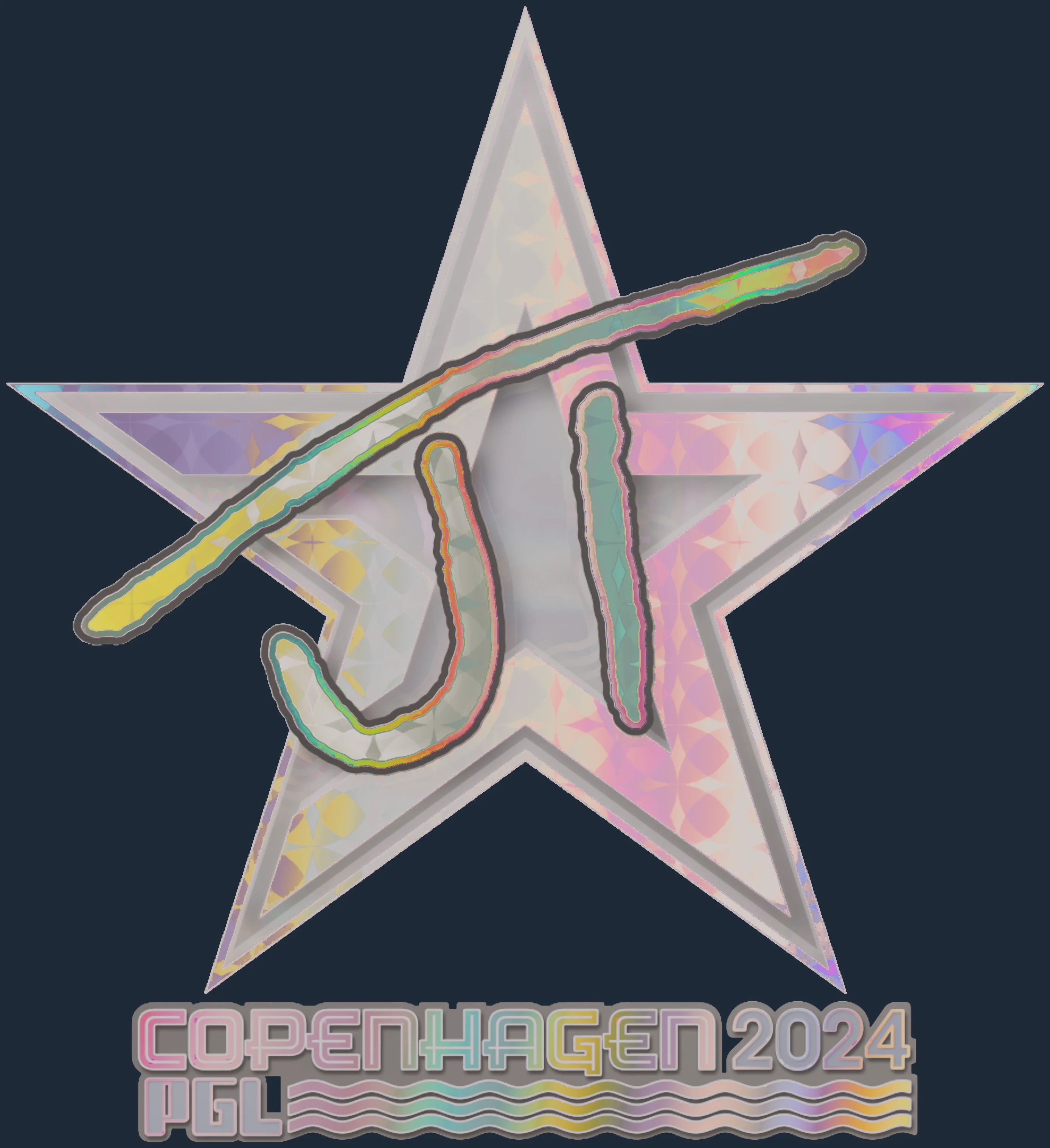 Sticker | JT (Holo) | Copenhagen 2024 Image