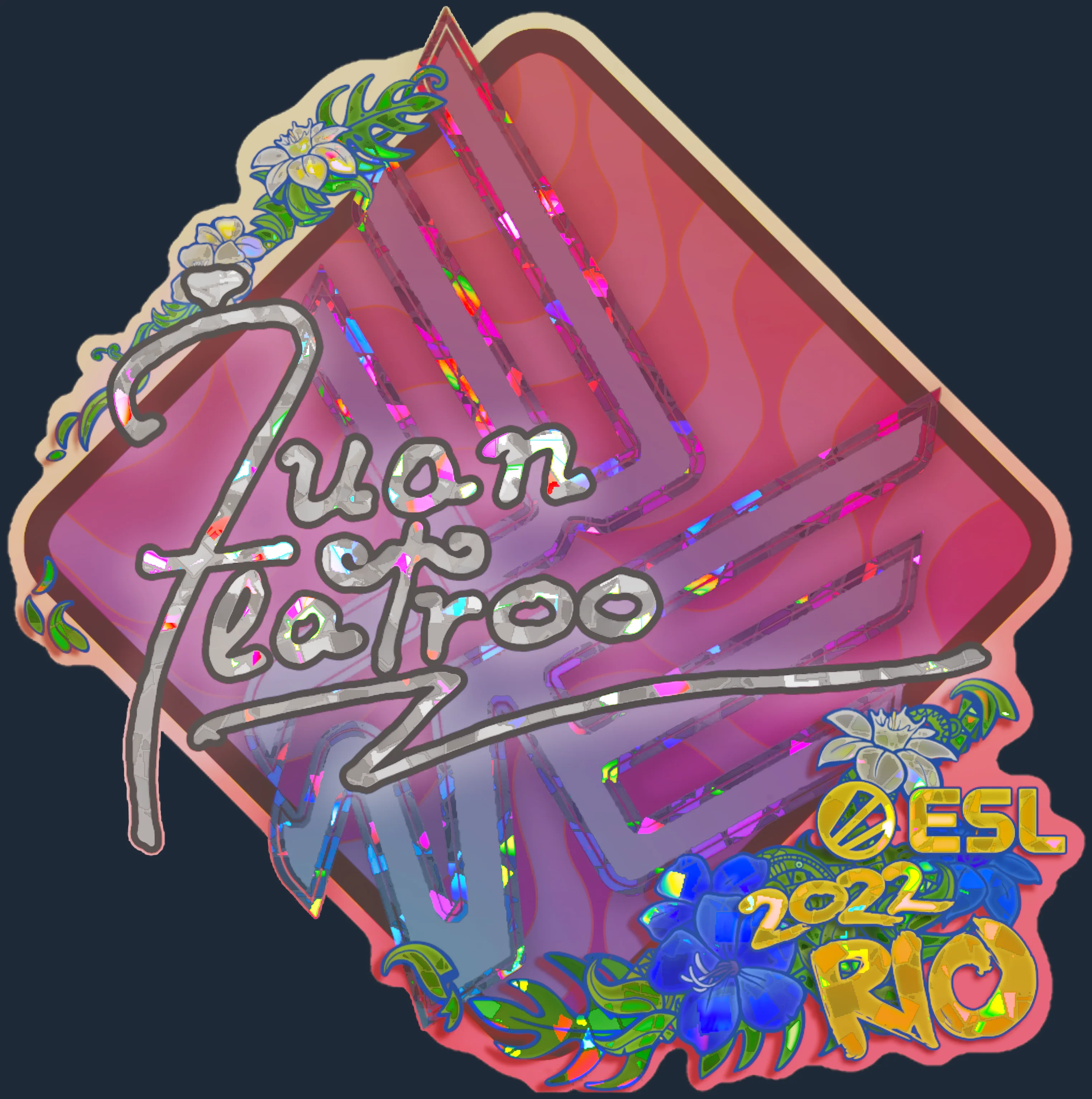 Sticker | juanflatroo (Glitter) | Rio 2022 Image