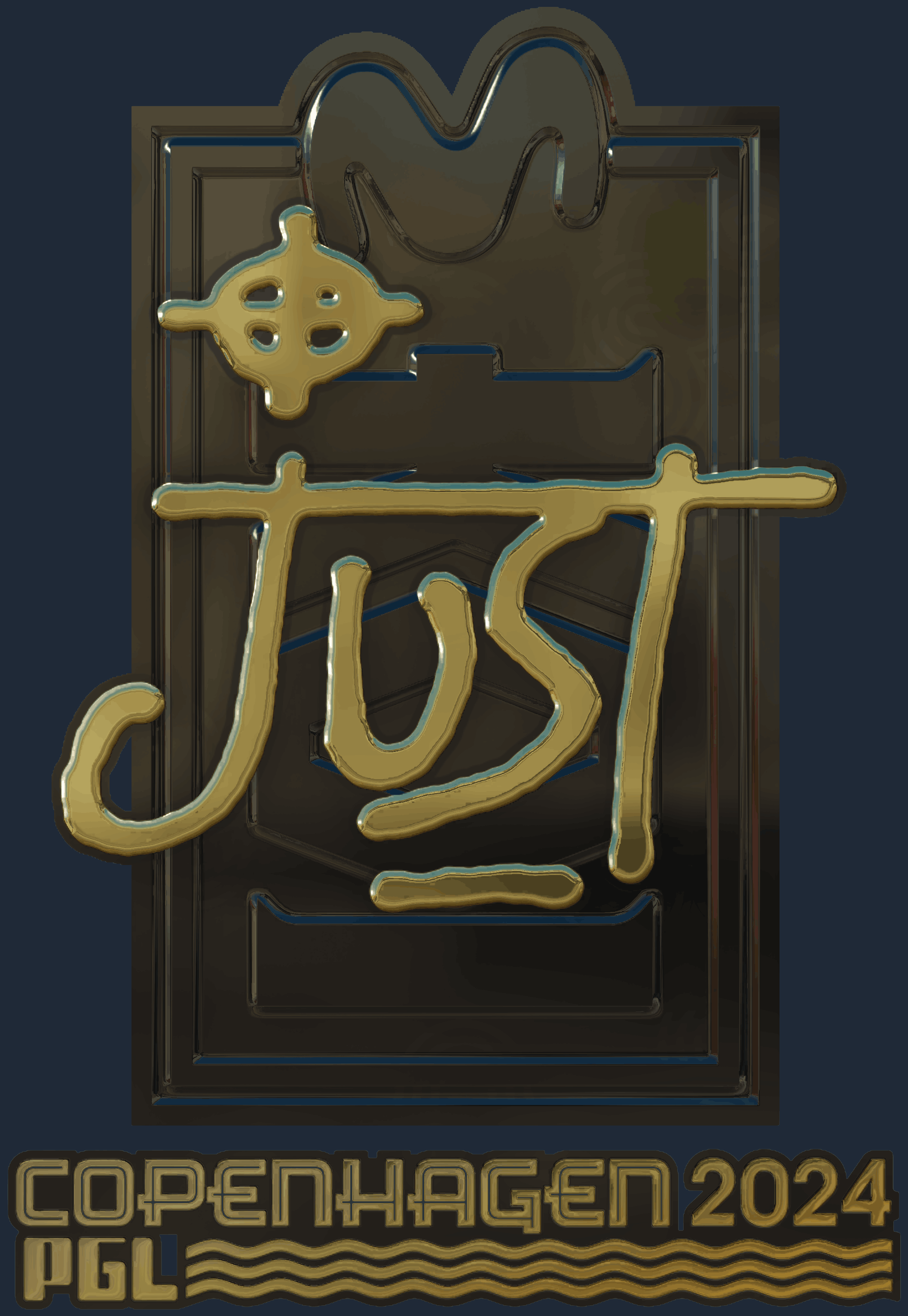 Sticker | JUST (Gold) | Copenhagen 2024 Image