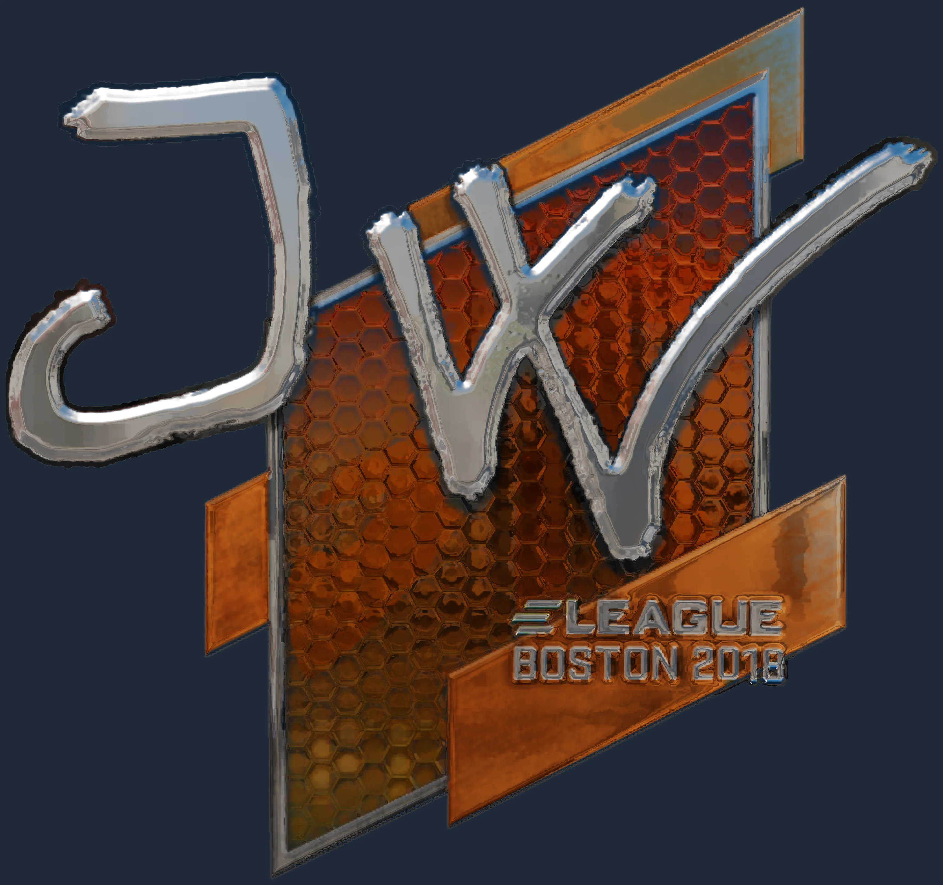 Sticker | JW (Foil) | Boston 2018 Image