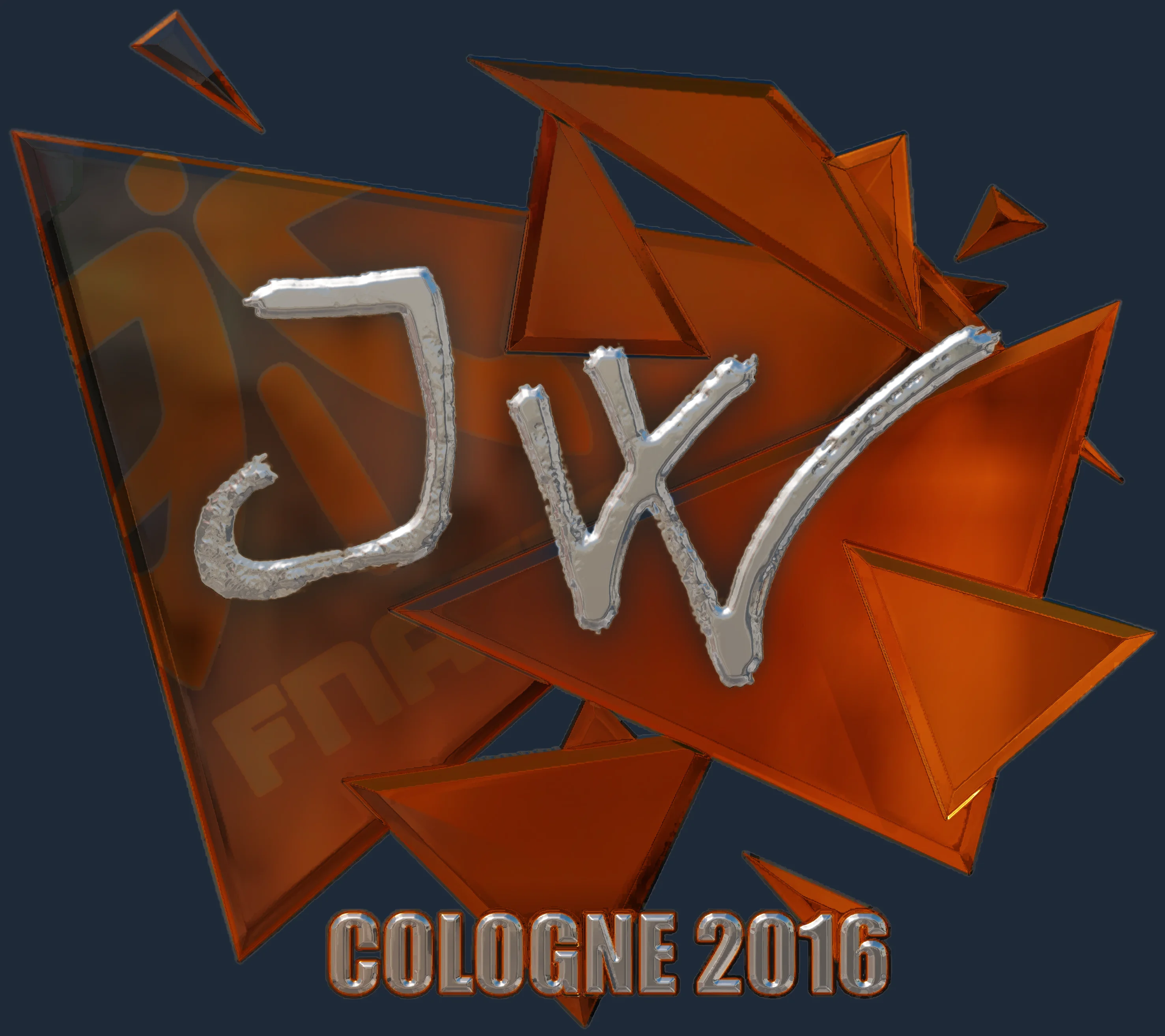 Sticker | JW (Foil) | Cologne 2016 Image