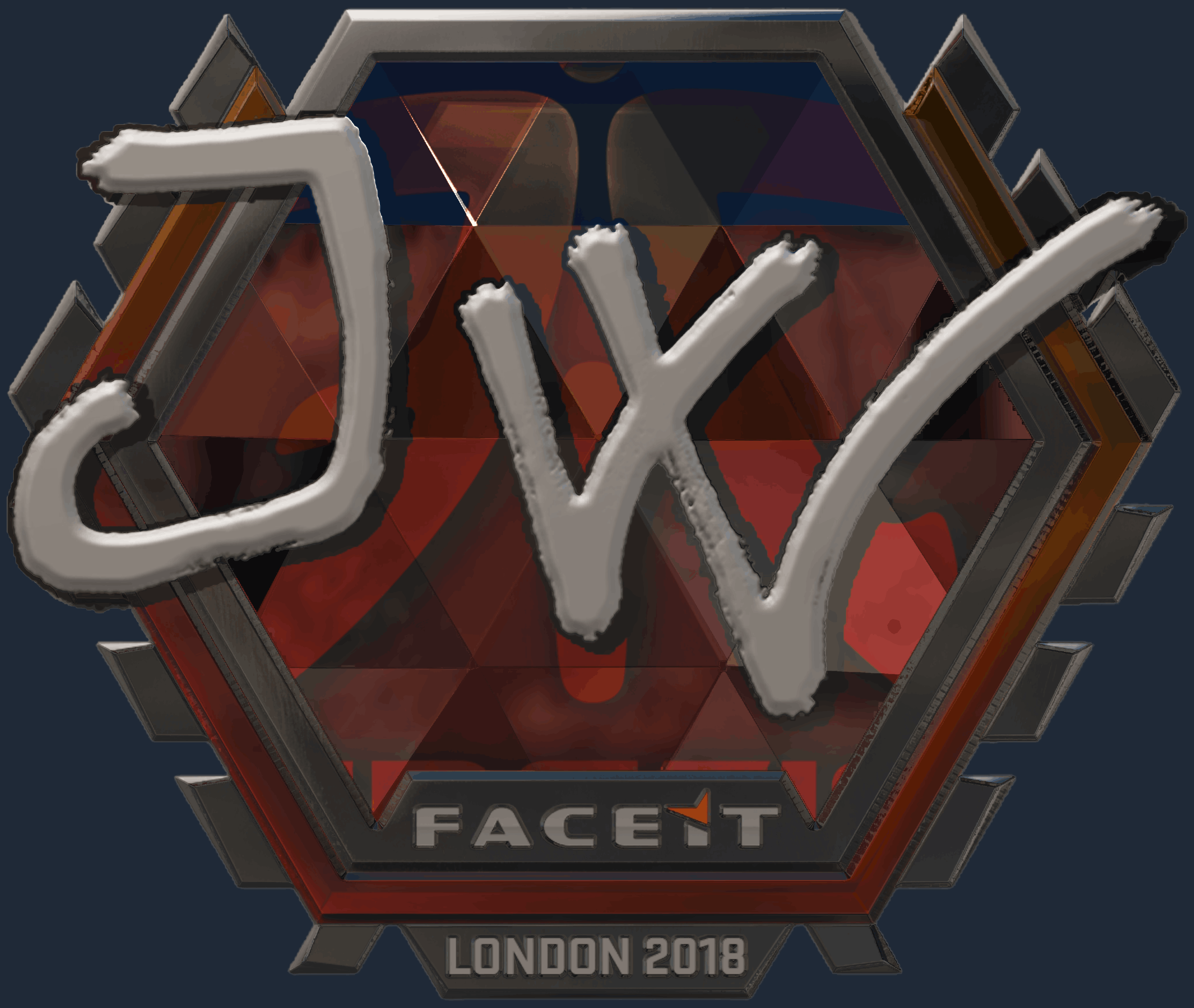 Sticker | JW (Foil) | London 2018 Image