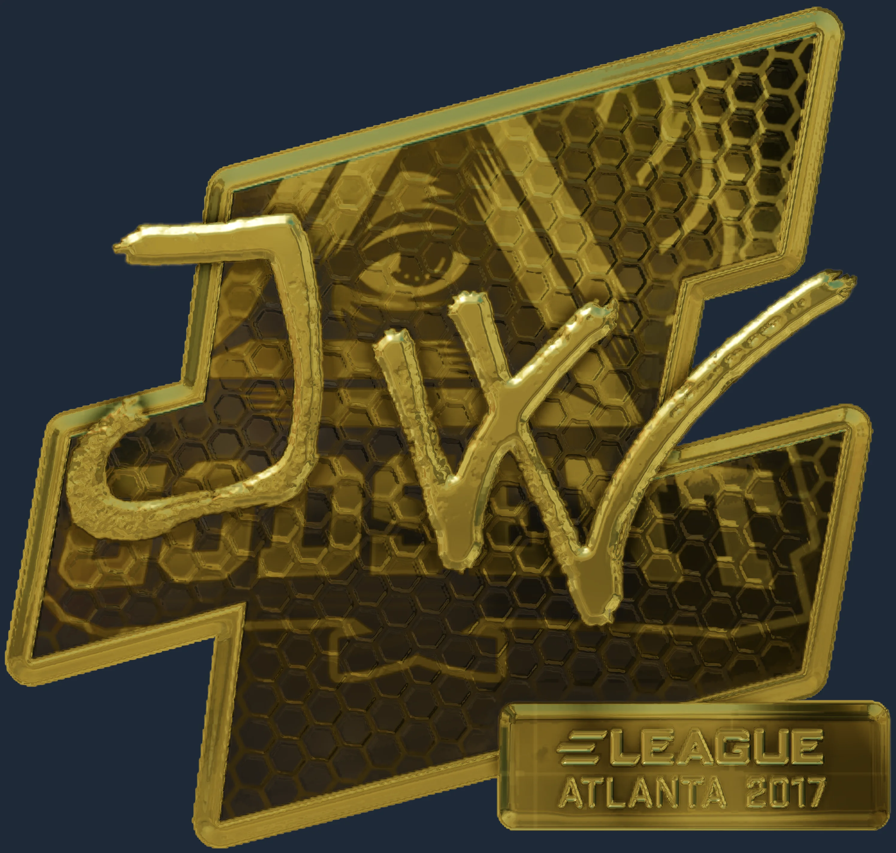 Sticker | JW (Gold) | Atlanta 2017 Image
