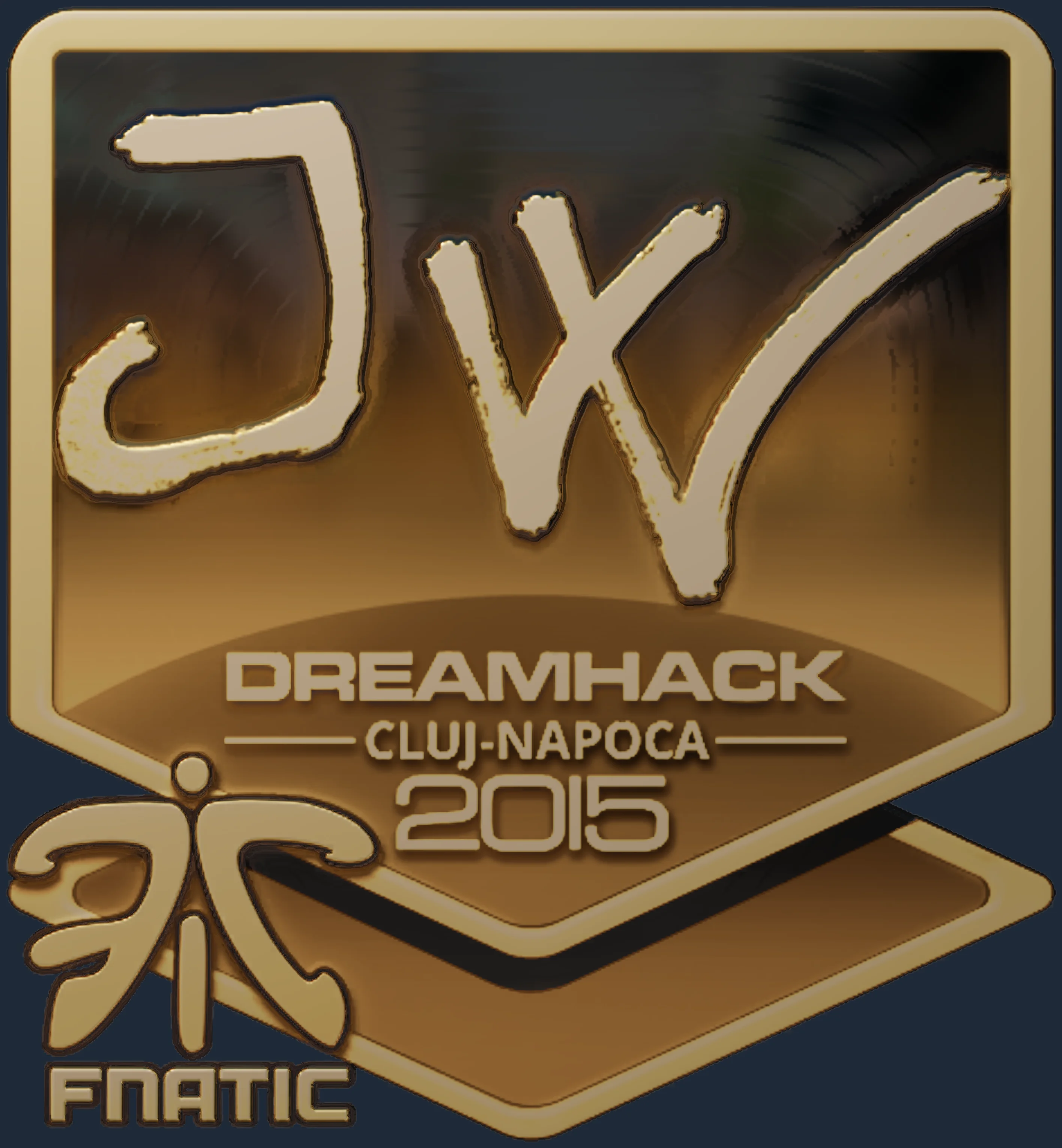 Sticker | JW (Gold) | Cluj-Napoca 2015 Image