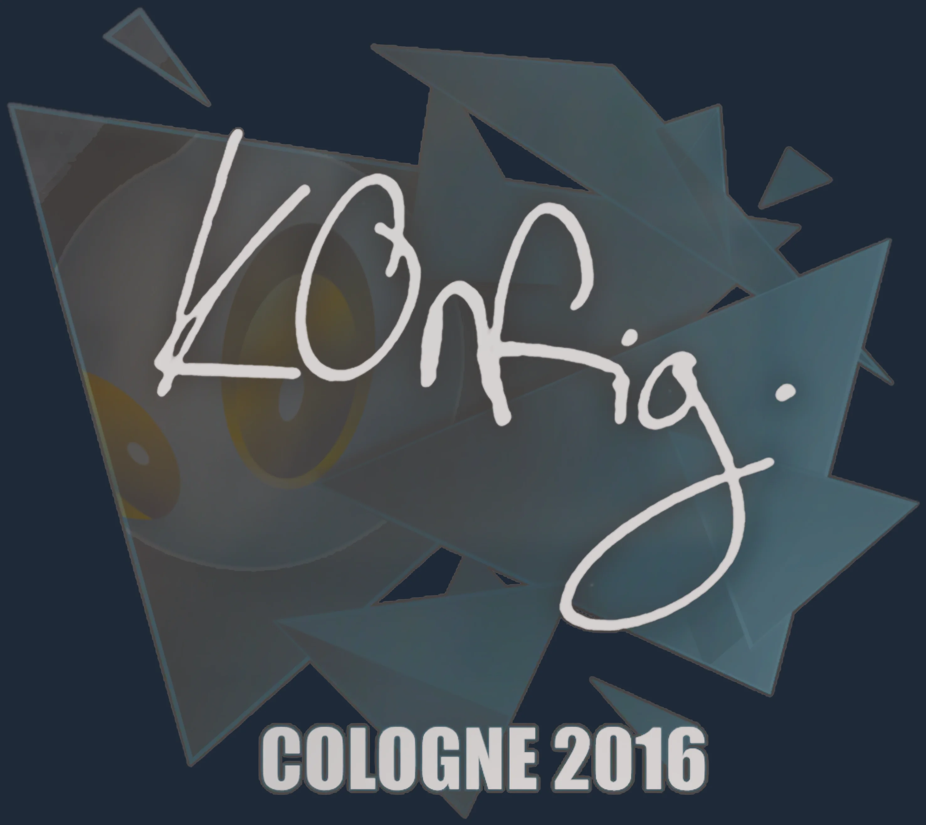 Sticker | k0nfig | Cologne 2016 Image