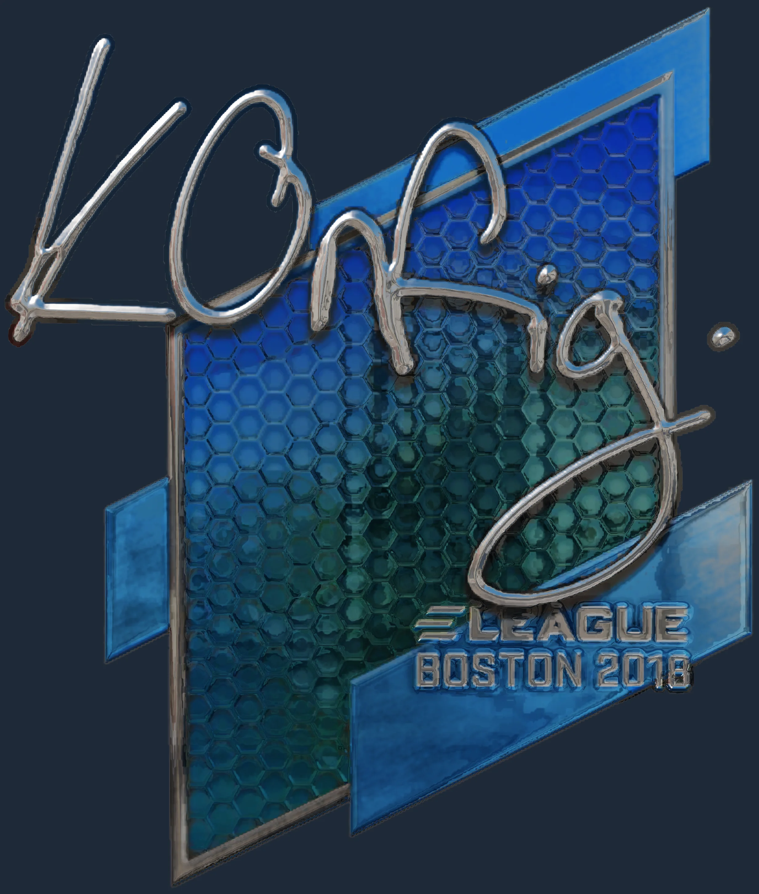 Sticker | k0nfig (Foil) | Boston 2018 Image