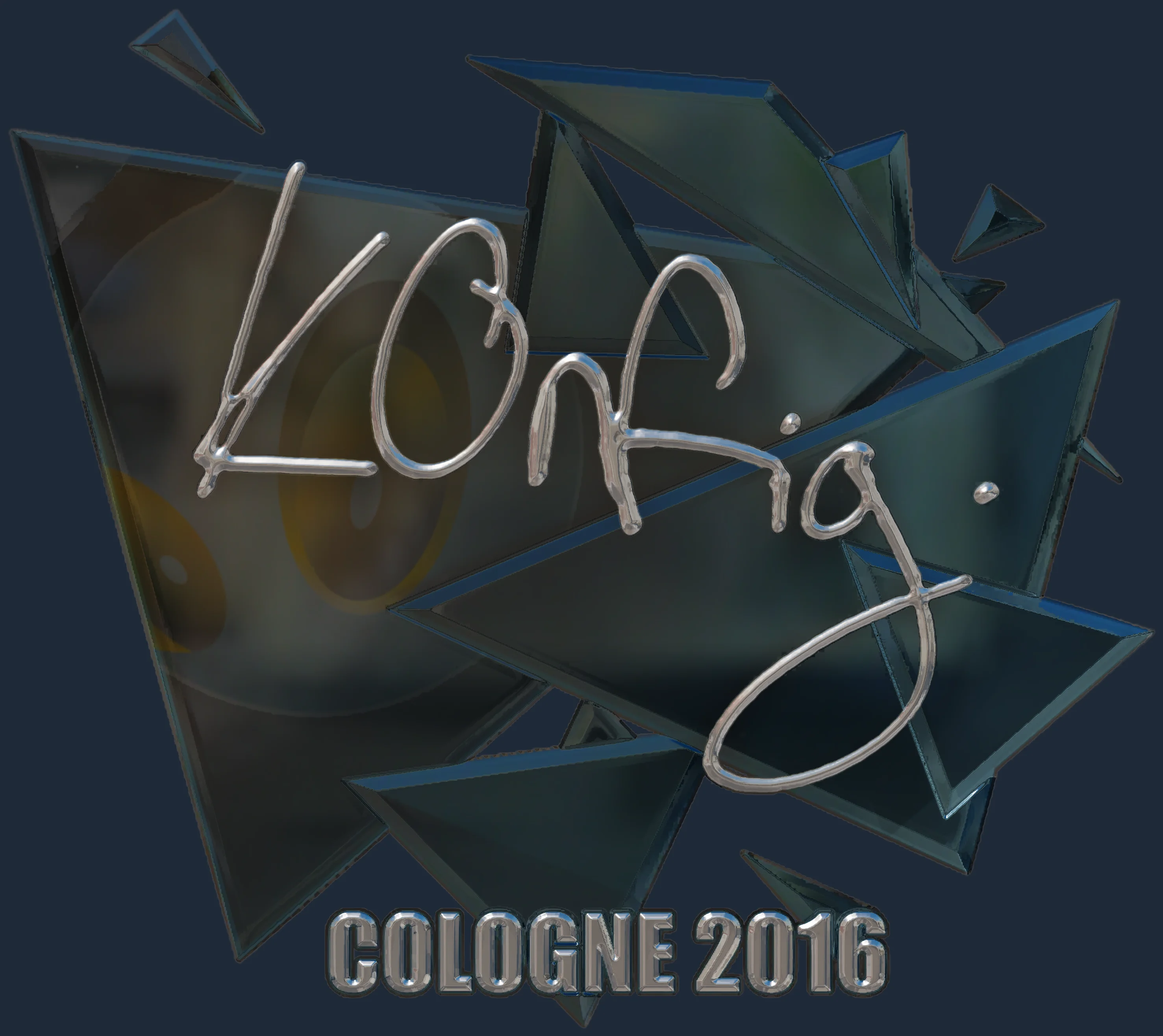 Sticker | k0nfig (Foil) | Cologne 2016 Image