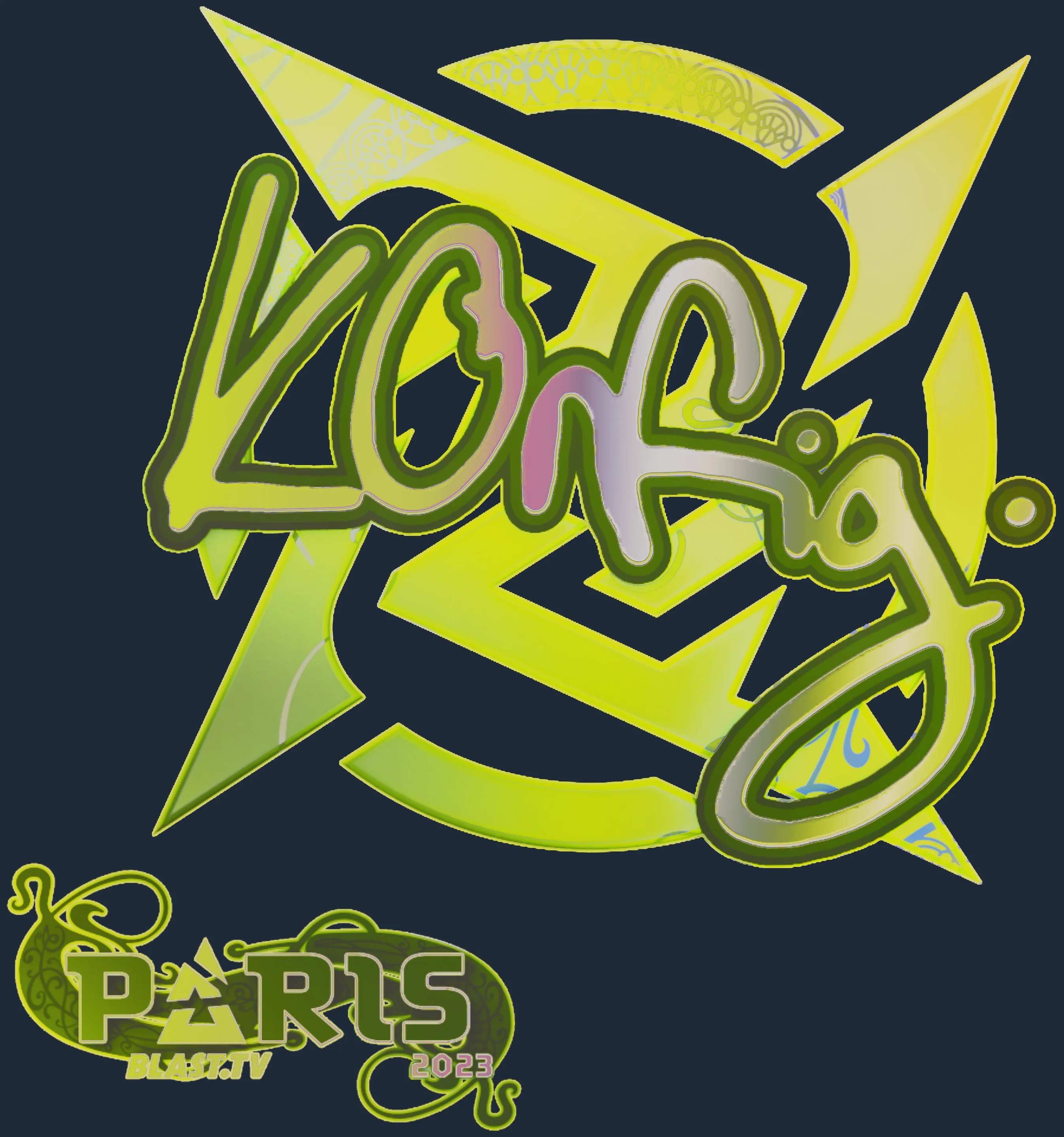 Sticker | k0nfig (Holo) | Paris 2023 Image
