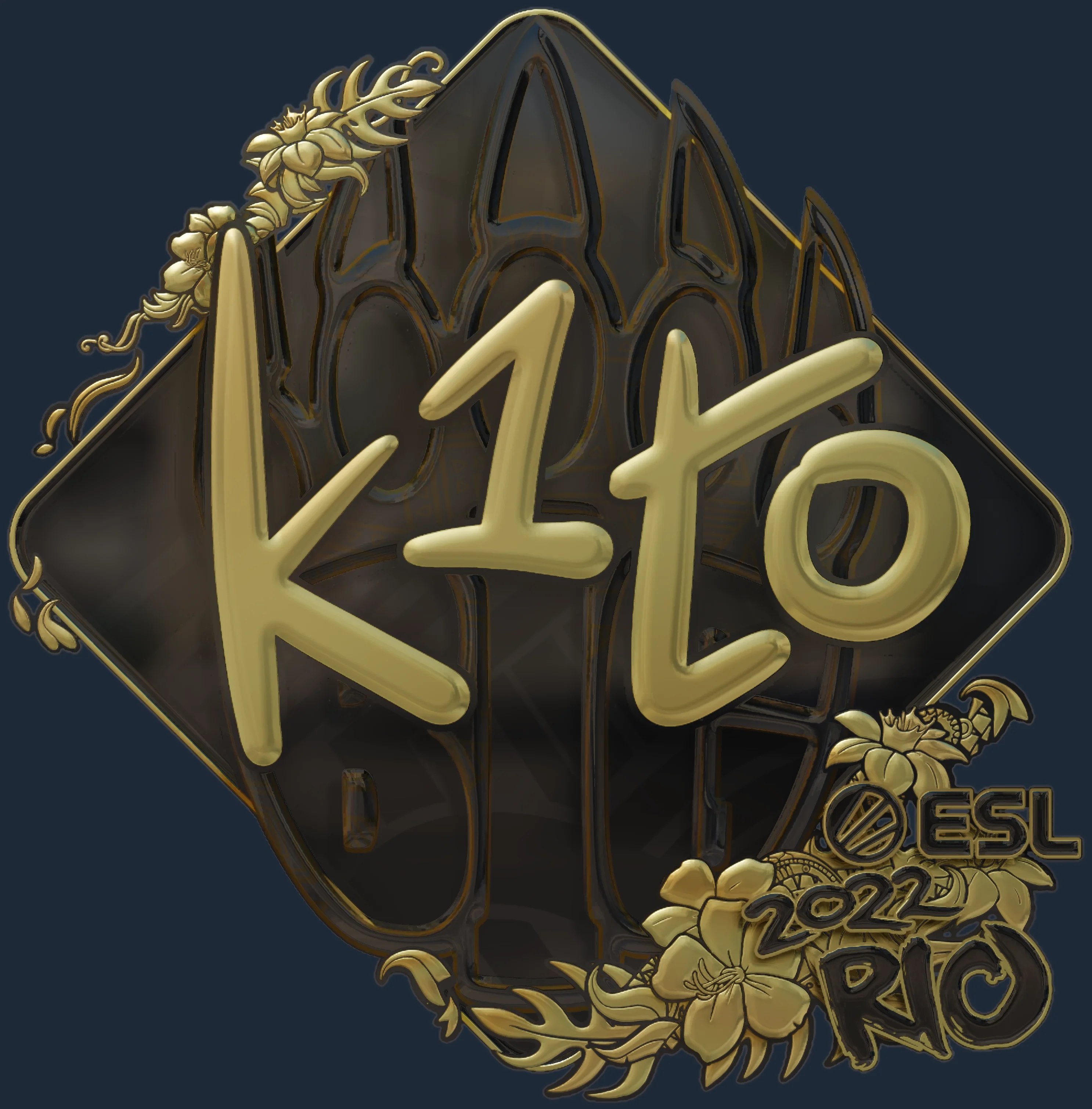 Sticker | k1to (Gold) | Rio 2022 Image