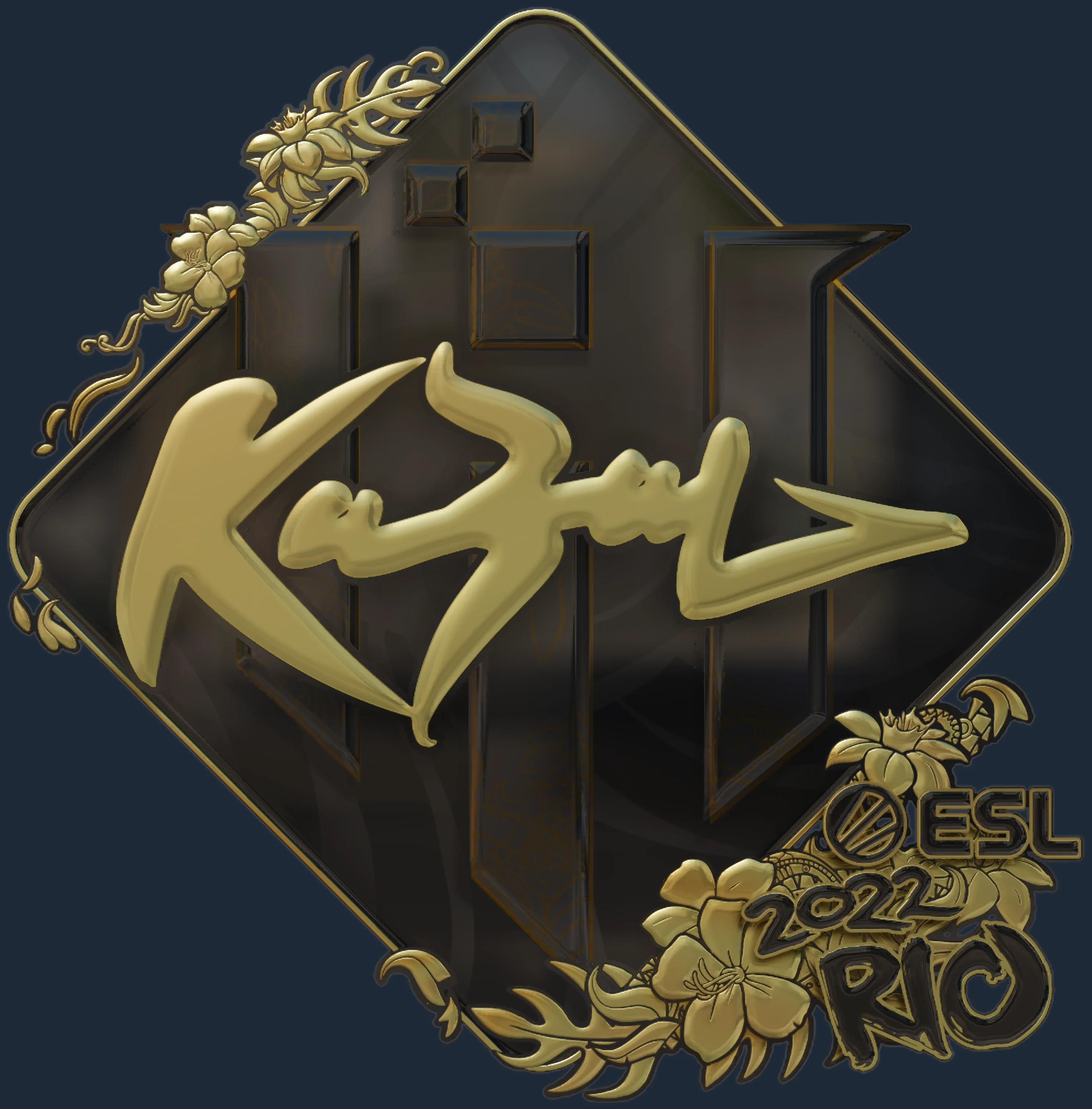 Sticker | kabal (Gold) | Rio 2022 Image