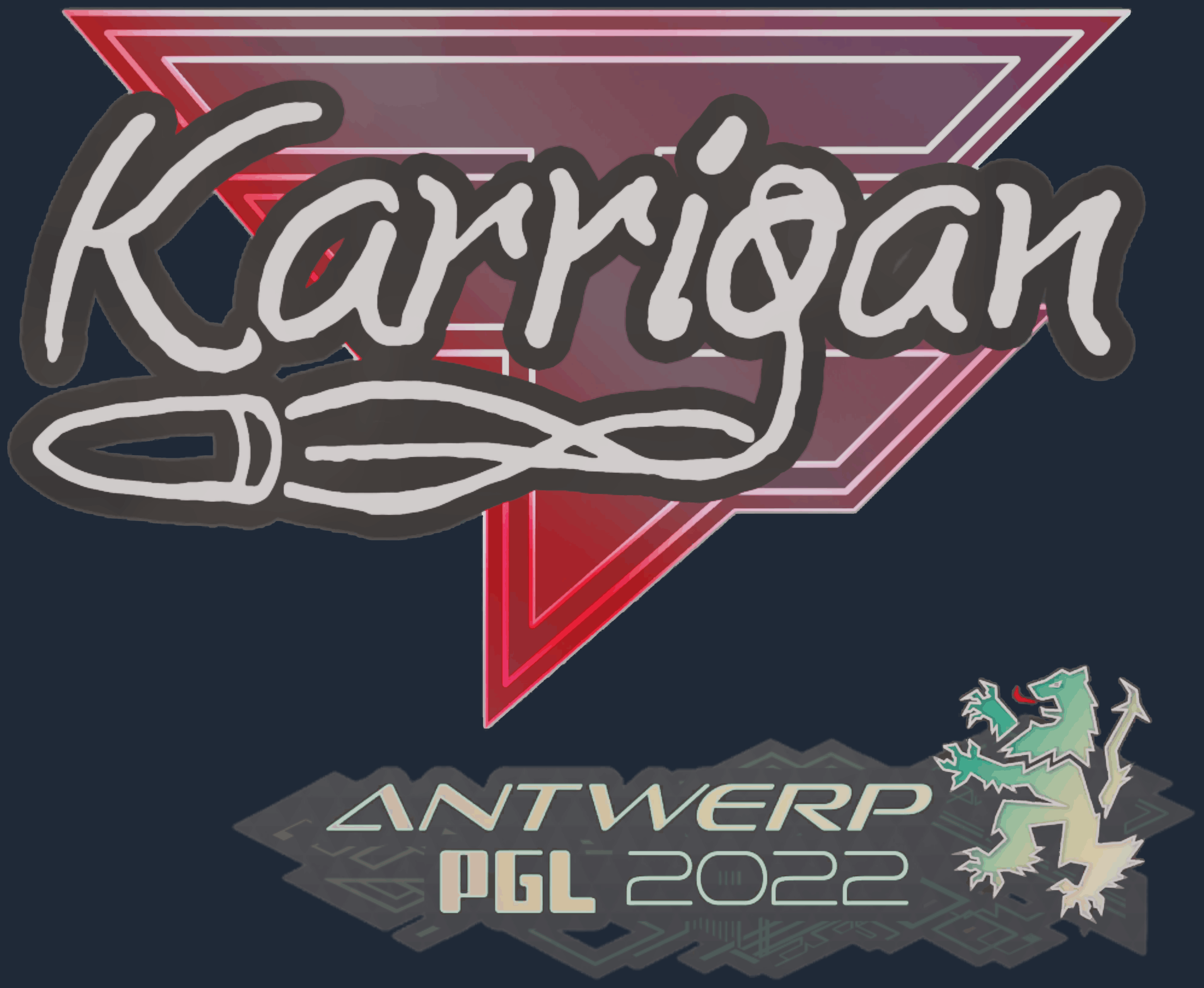 Sticker | karrigan | Antwerp 2022 Image