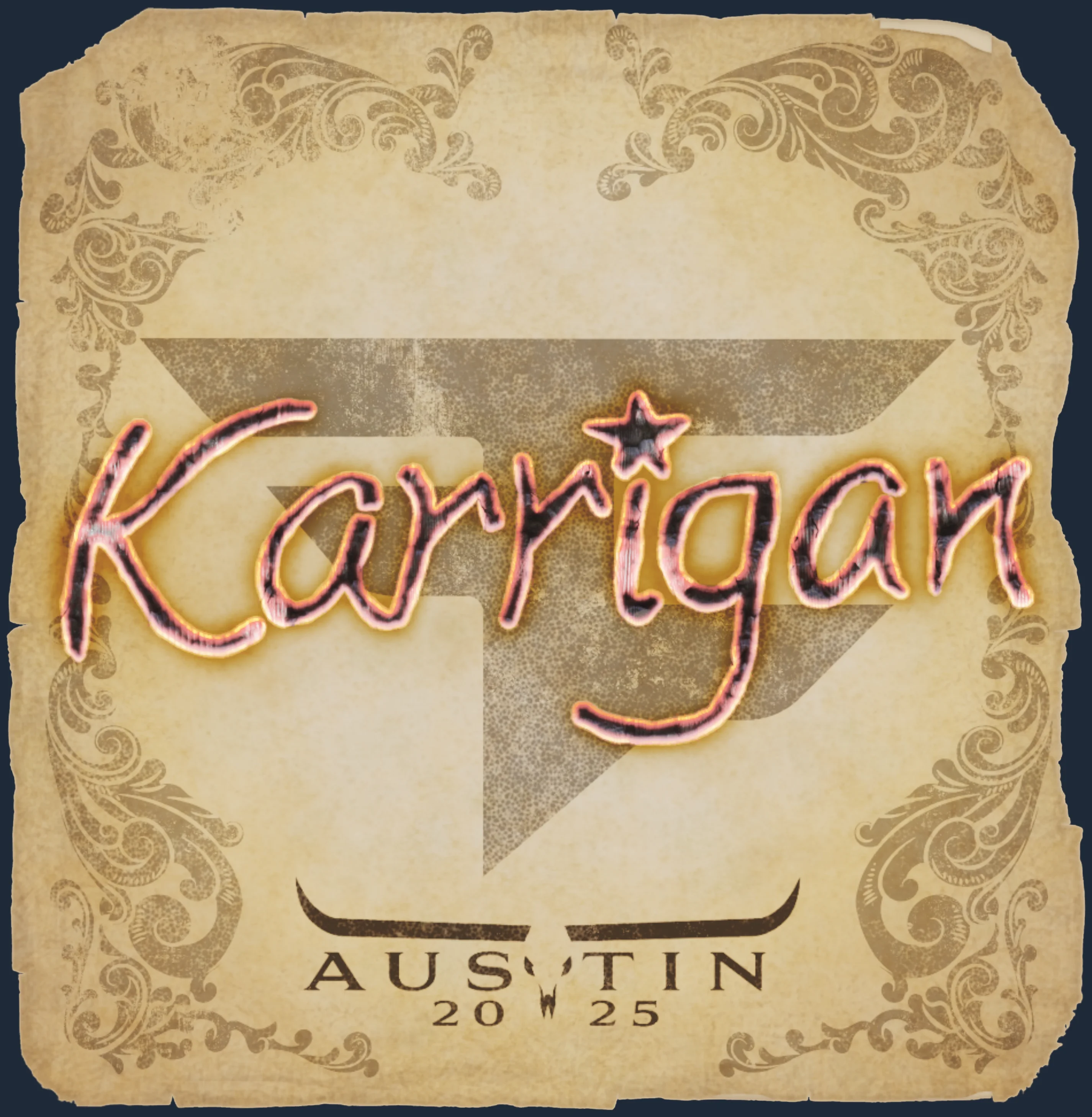 Sticker | karrigan | Austin 2025 Image