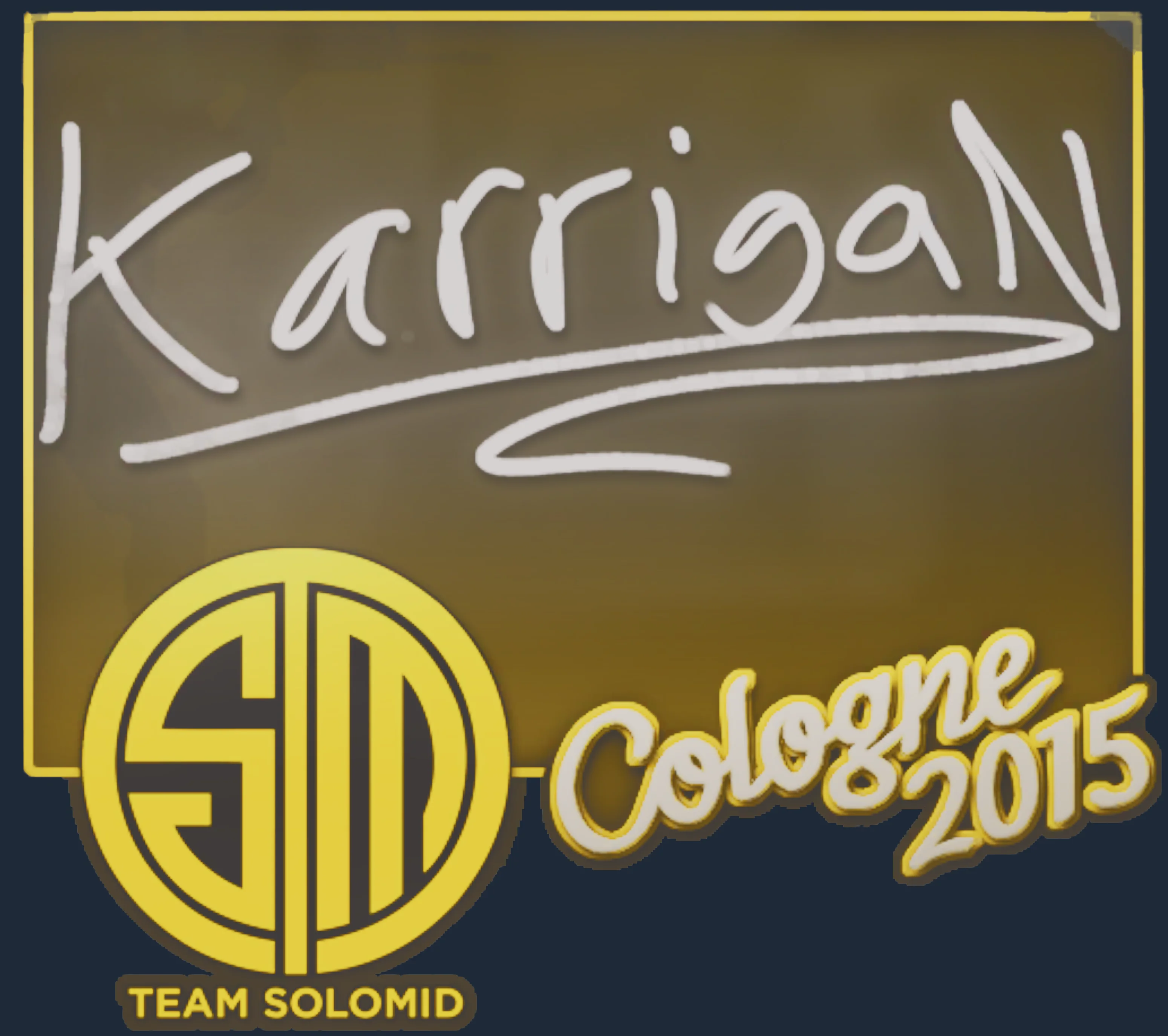 Sticker | karrigan | Cologne 2015 Image