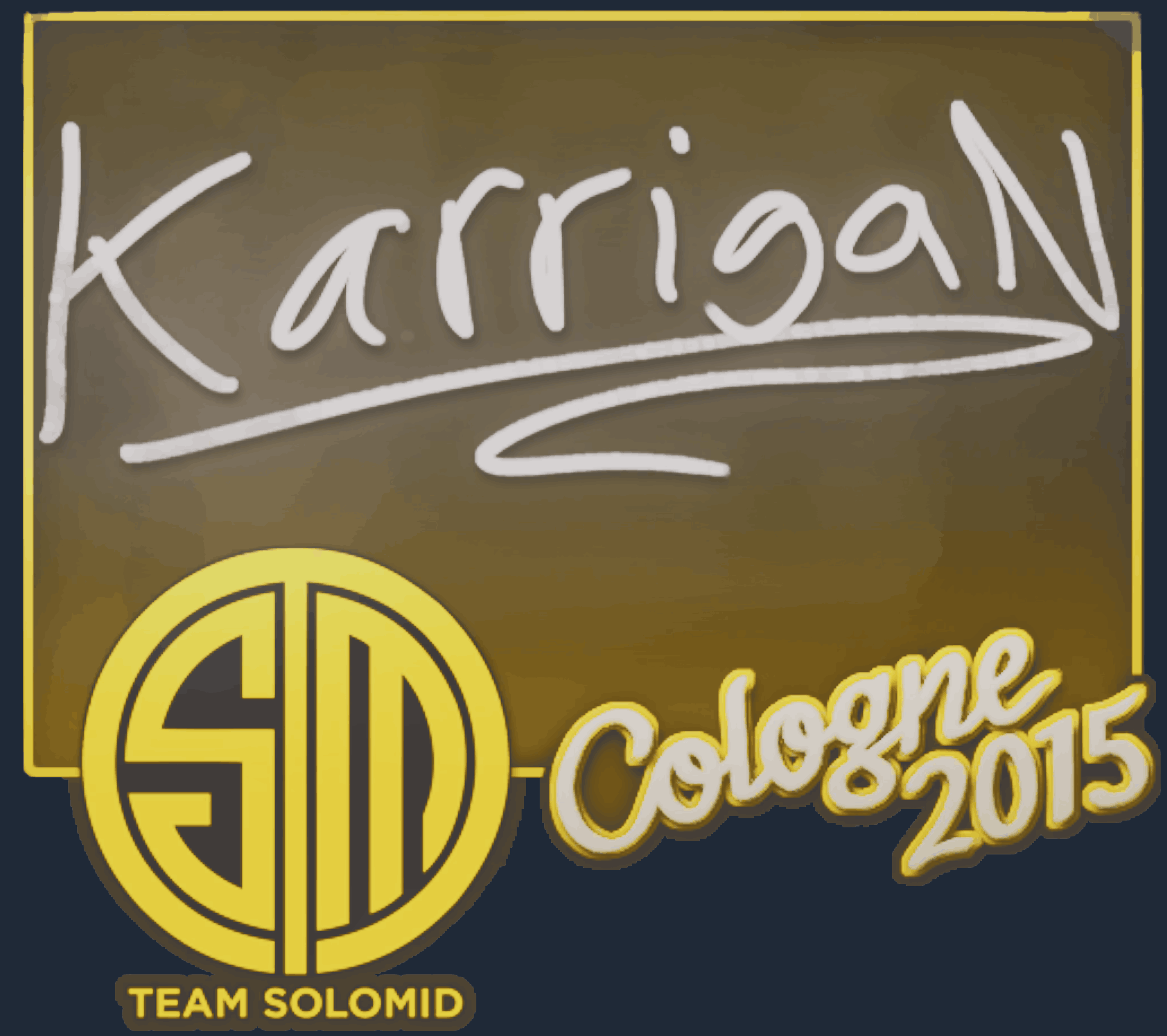 Sticker | karrigan | Cologne 2015 Image
