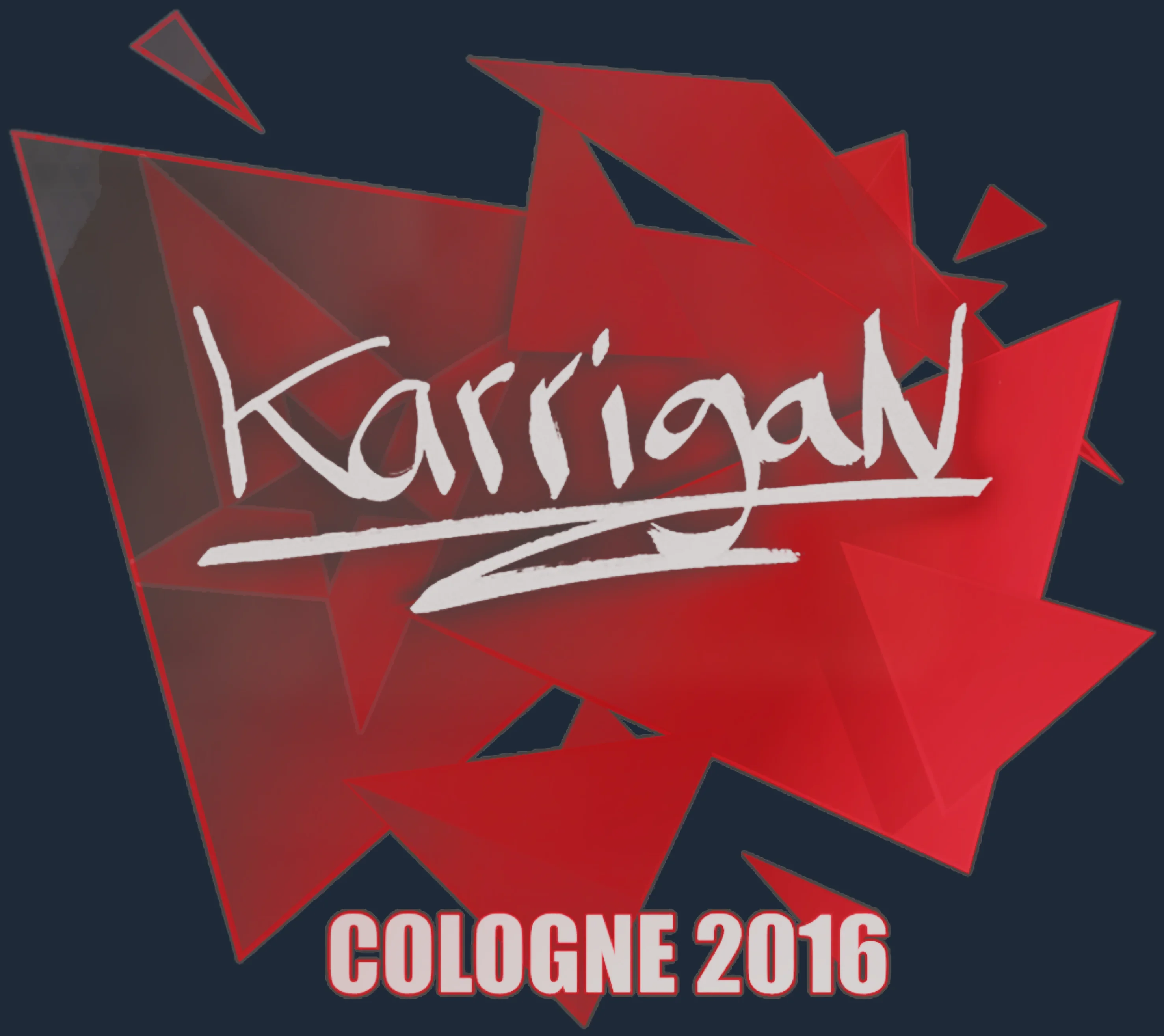 Sticker | karrigan | Cologne 2016 Image