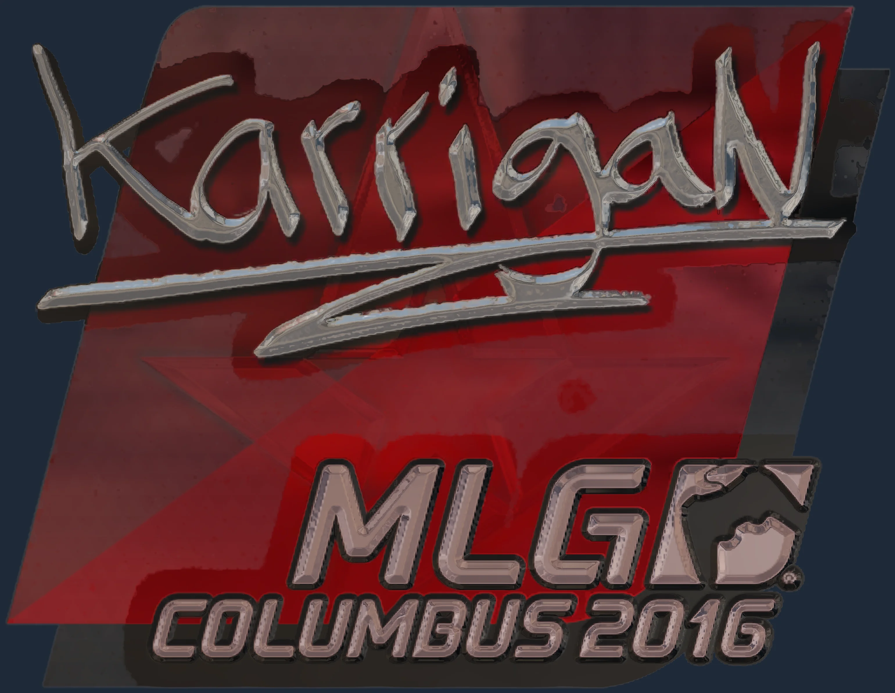 Sticker | karrigan (Foil) | MLG Columbus 2016 Image
