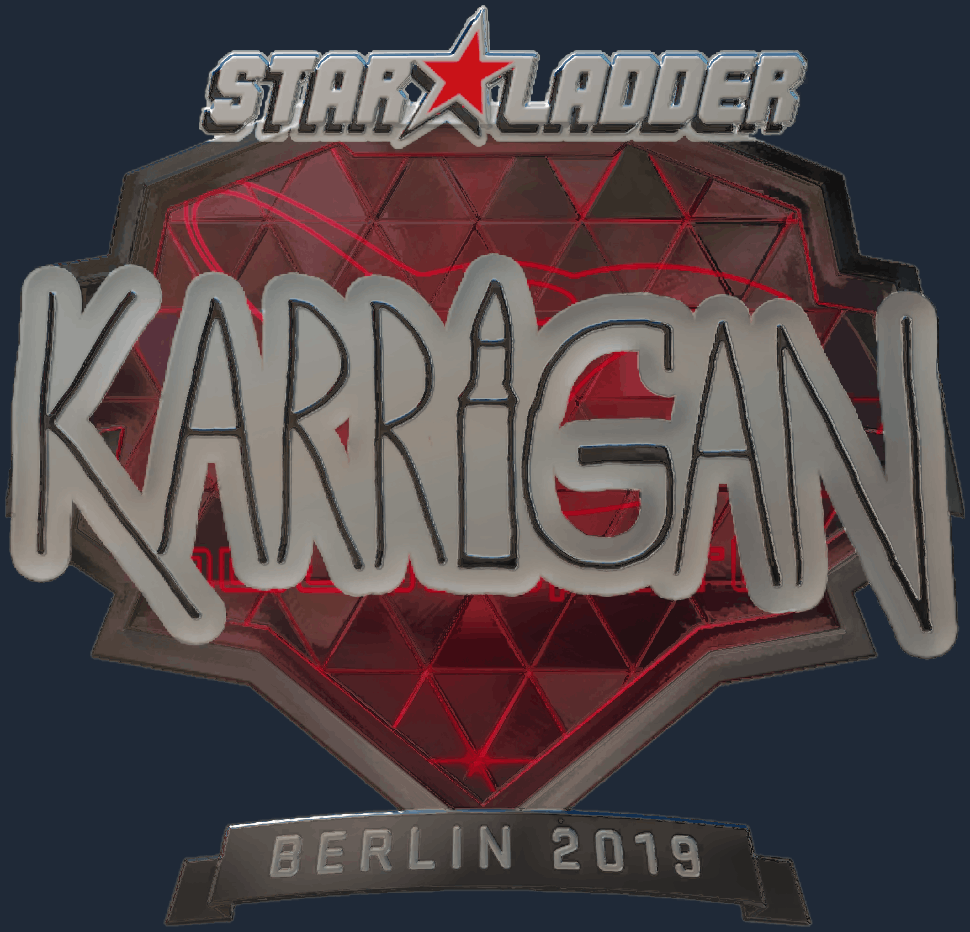 Sticker | karrigan (Foil) | Berlin 2019 Image