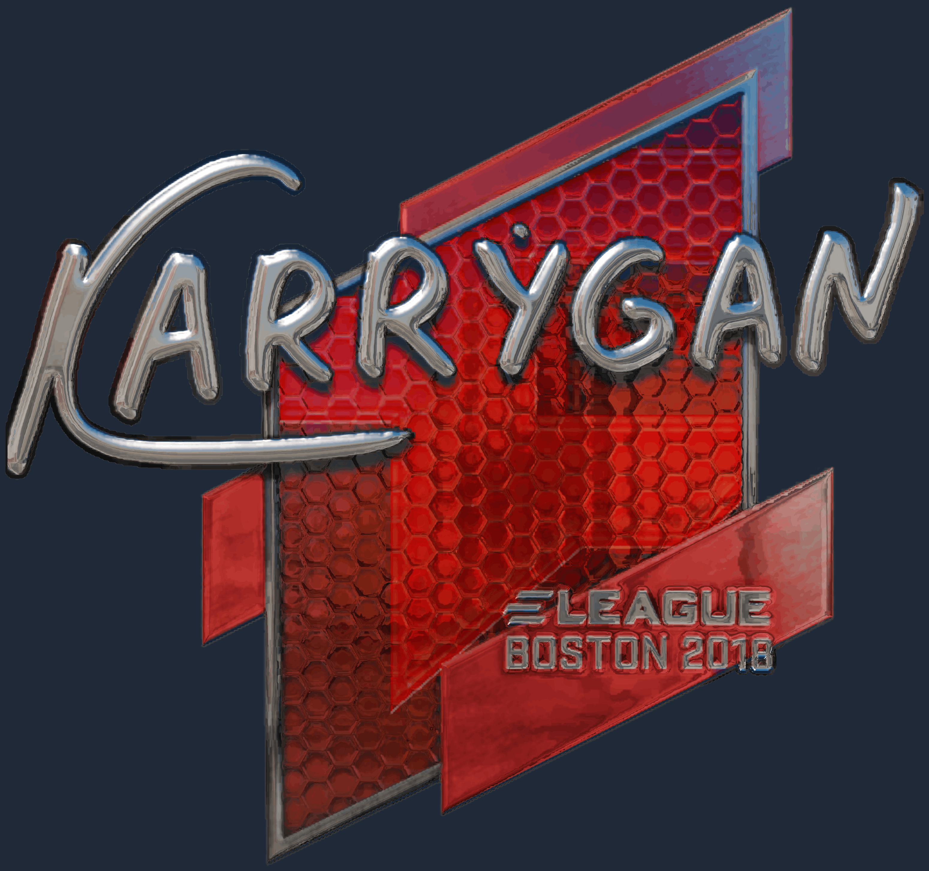 Sticker | karrigan (Foil) | Boston 2018 Image