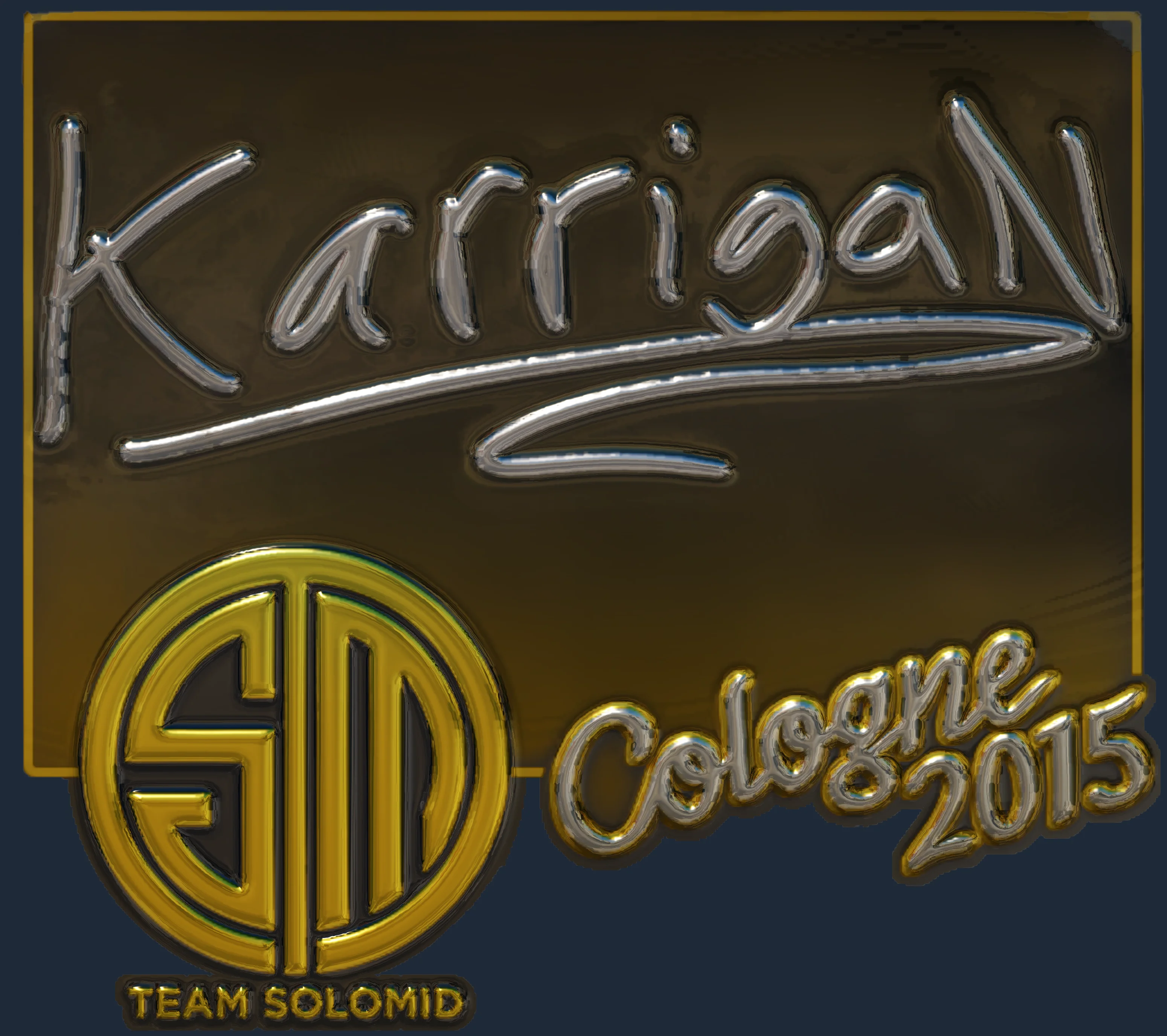 Sticker | karrigan (Foil) | Cologne 2015 Image