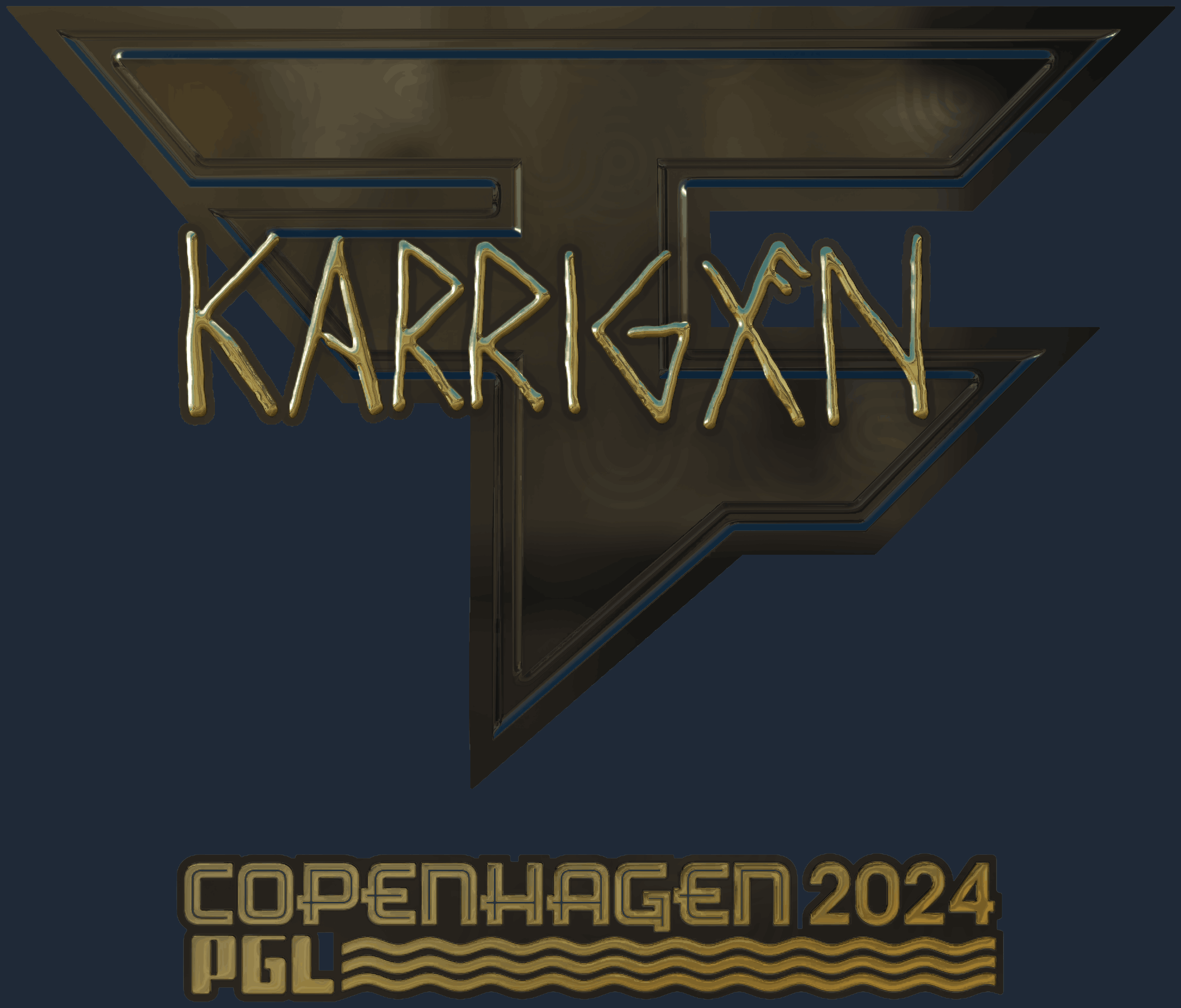 Sticker | karrigan (Gold) | Copenhagen 2024 Image