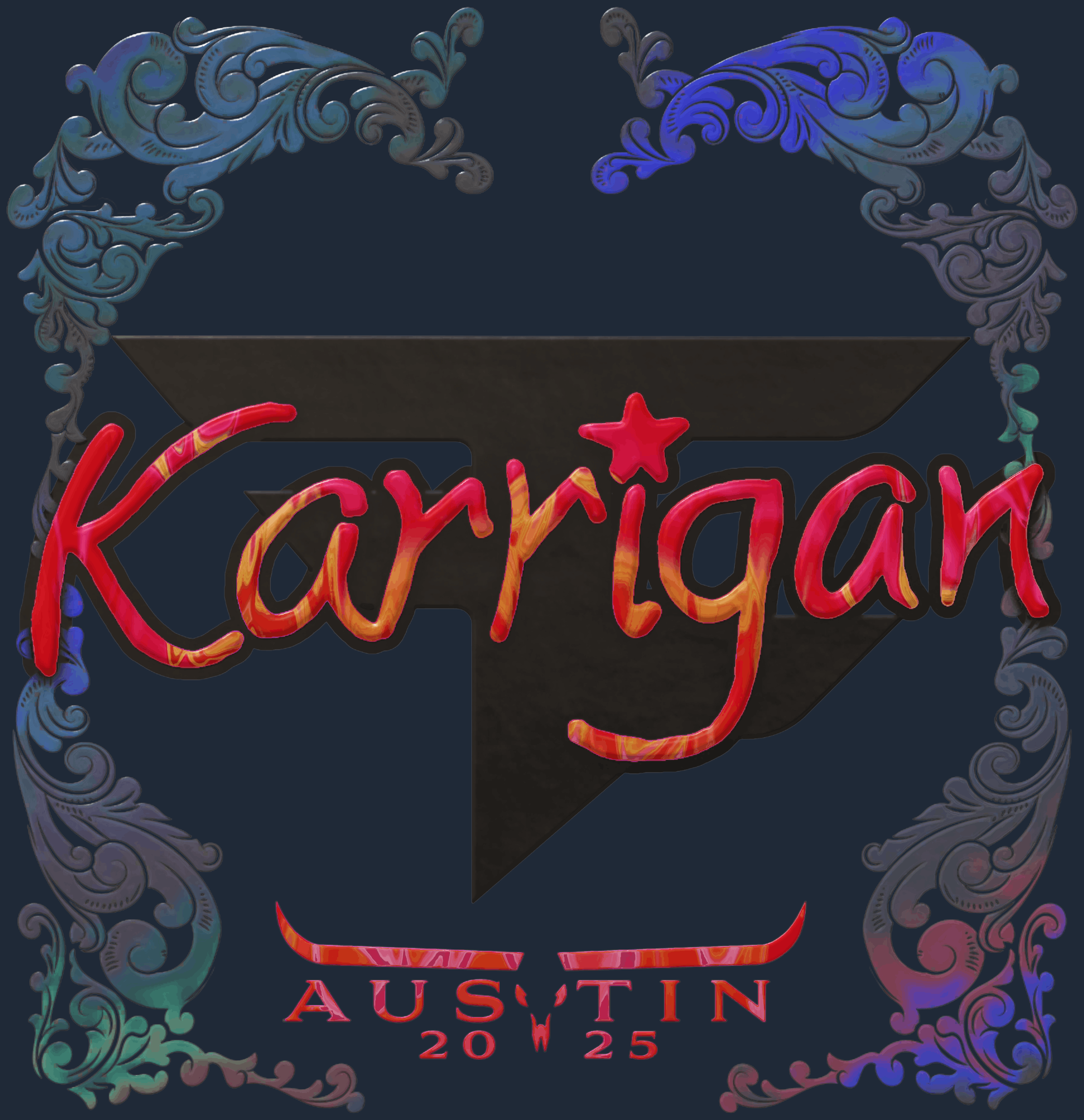 Sticker | karrigan (Holo) | Austin 2025 Image