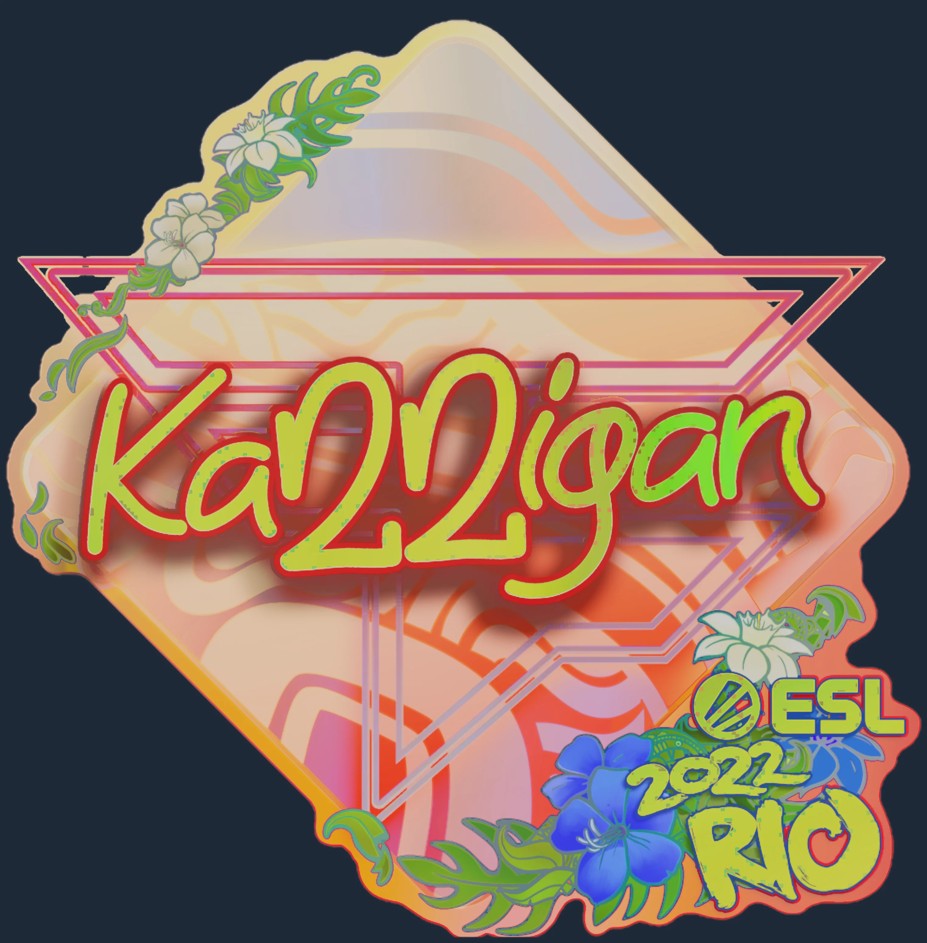 Sticker | karrigan (Holo) | Rio 2022 Image