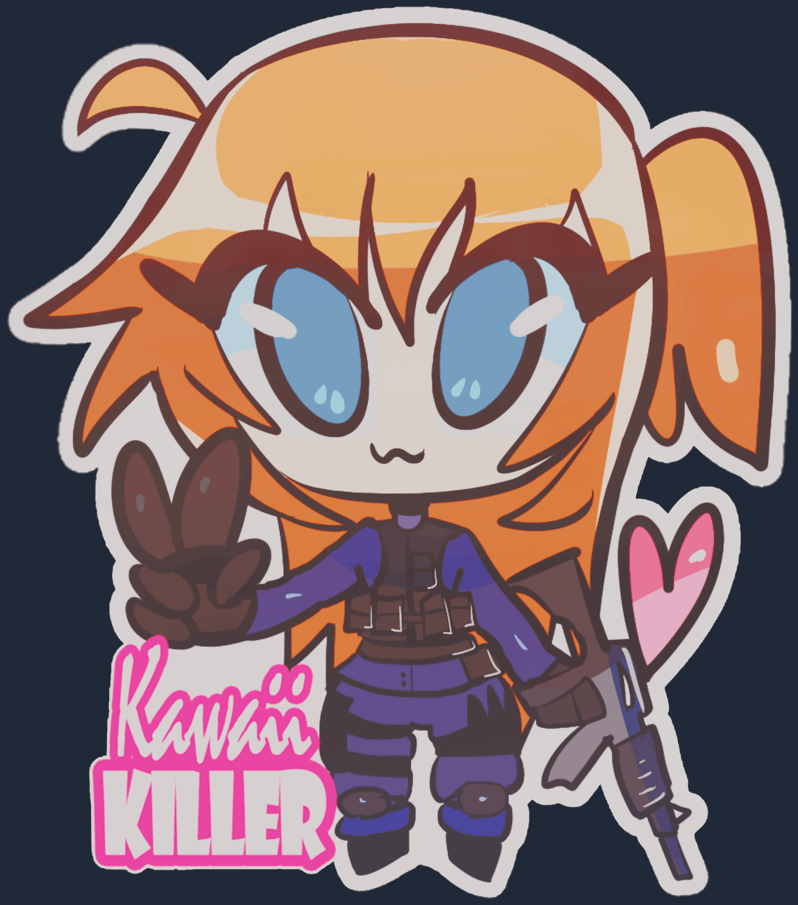 Sticker | Kawaii Killer CT Image