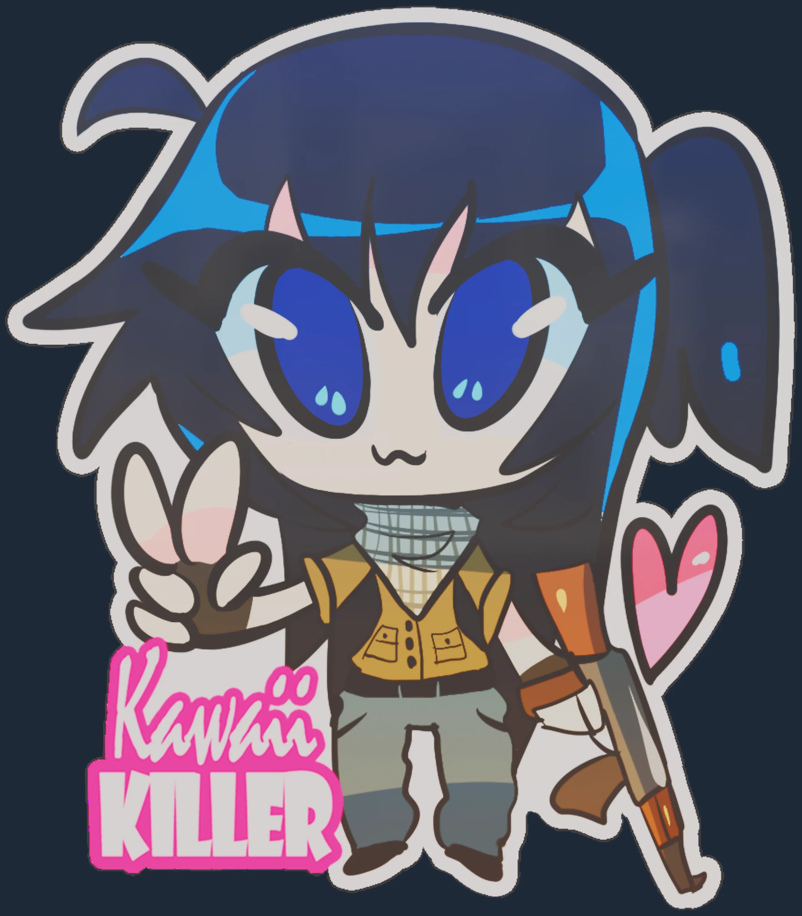Sticker | Kawaii Killer Terrorist Image