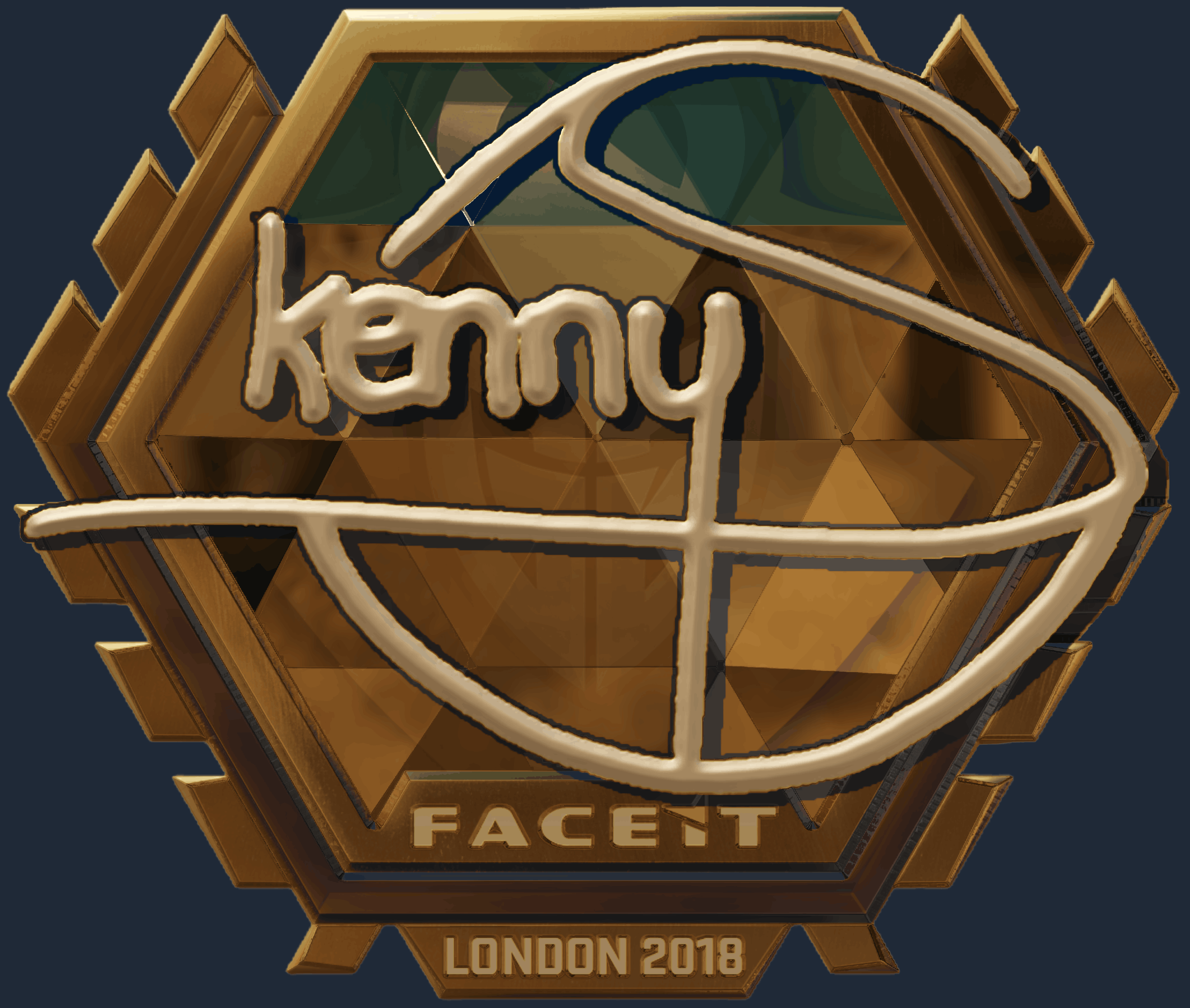 Sticker | kennyS (Gold) | London 2018 Image