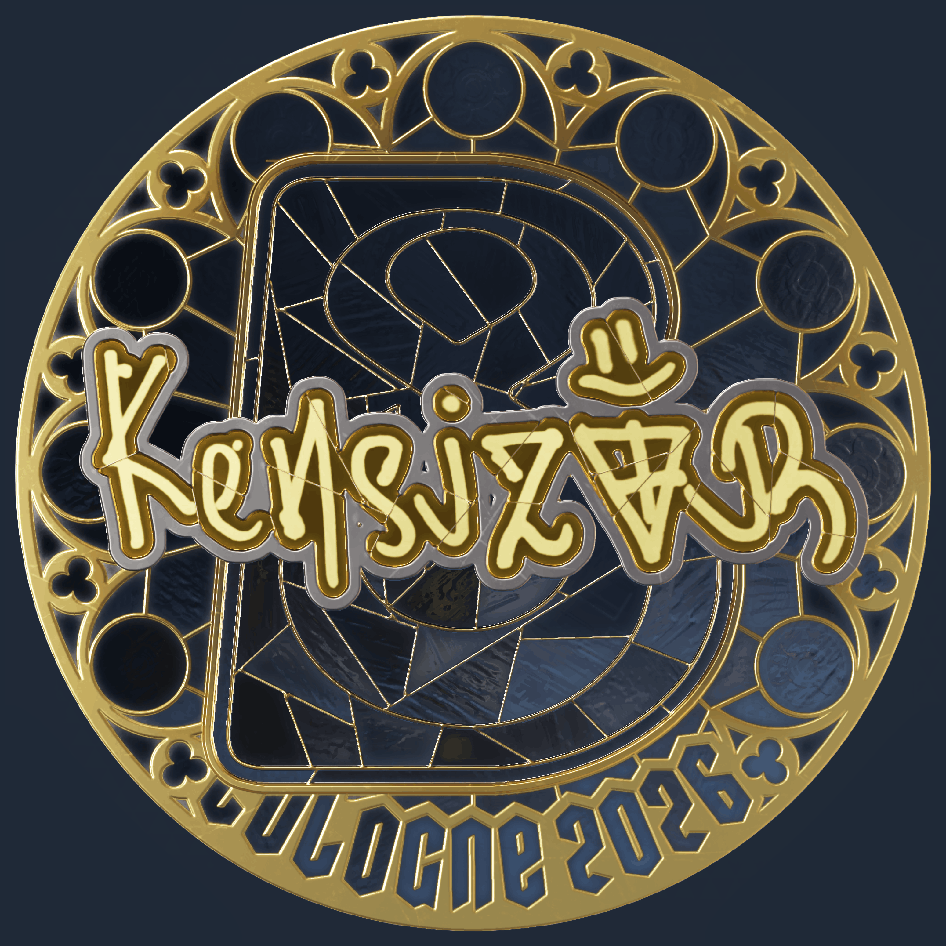 Sticker | kensizor (Gold) | Cologne 2026 Image