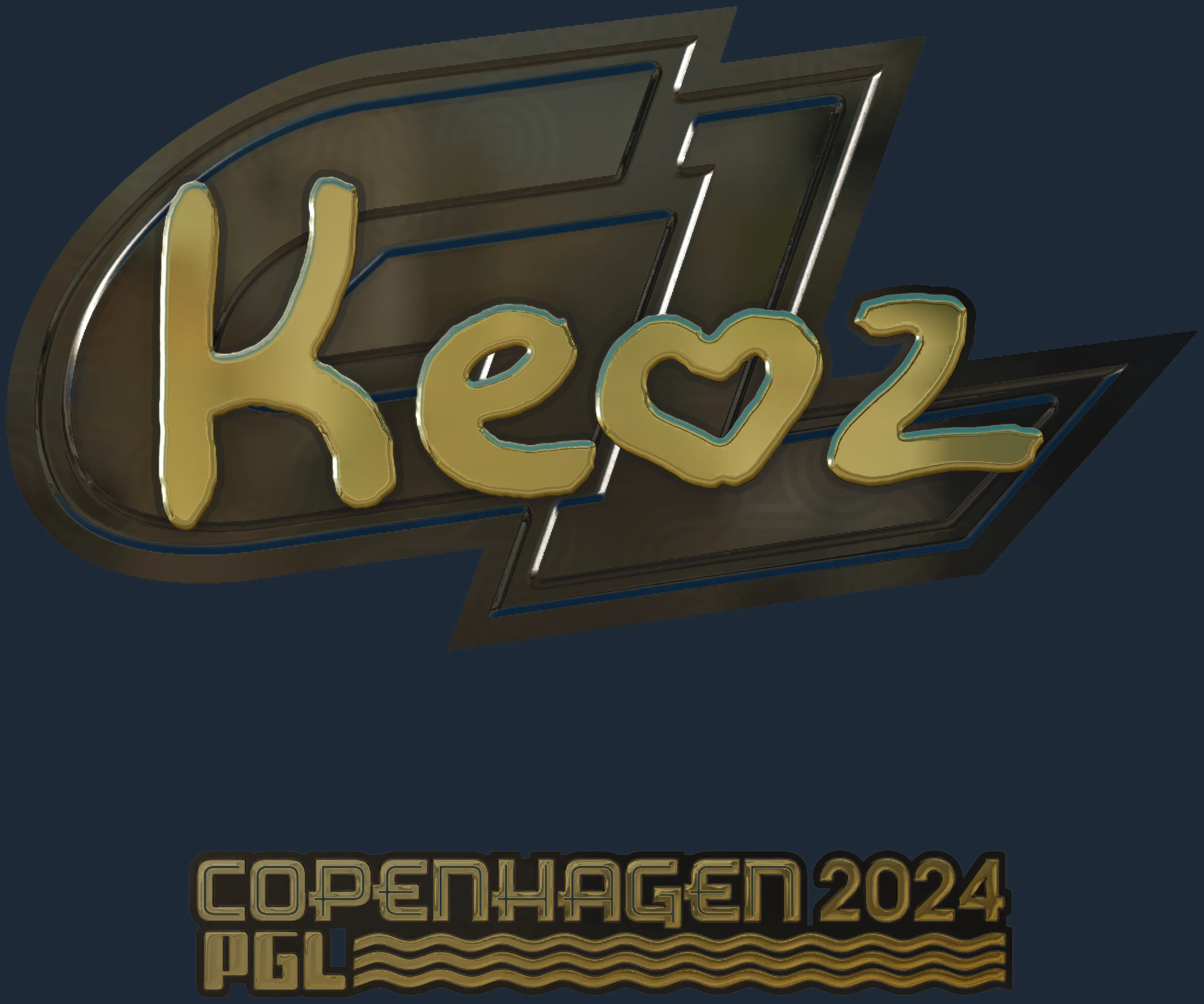 Sticker | Keoz (Gold) | Copenhagen 2024 Image