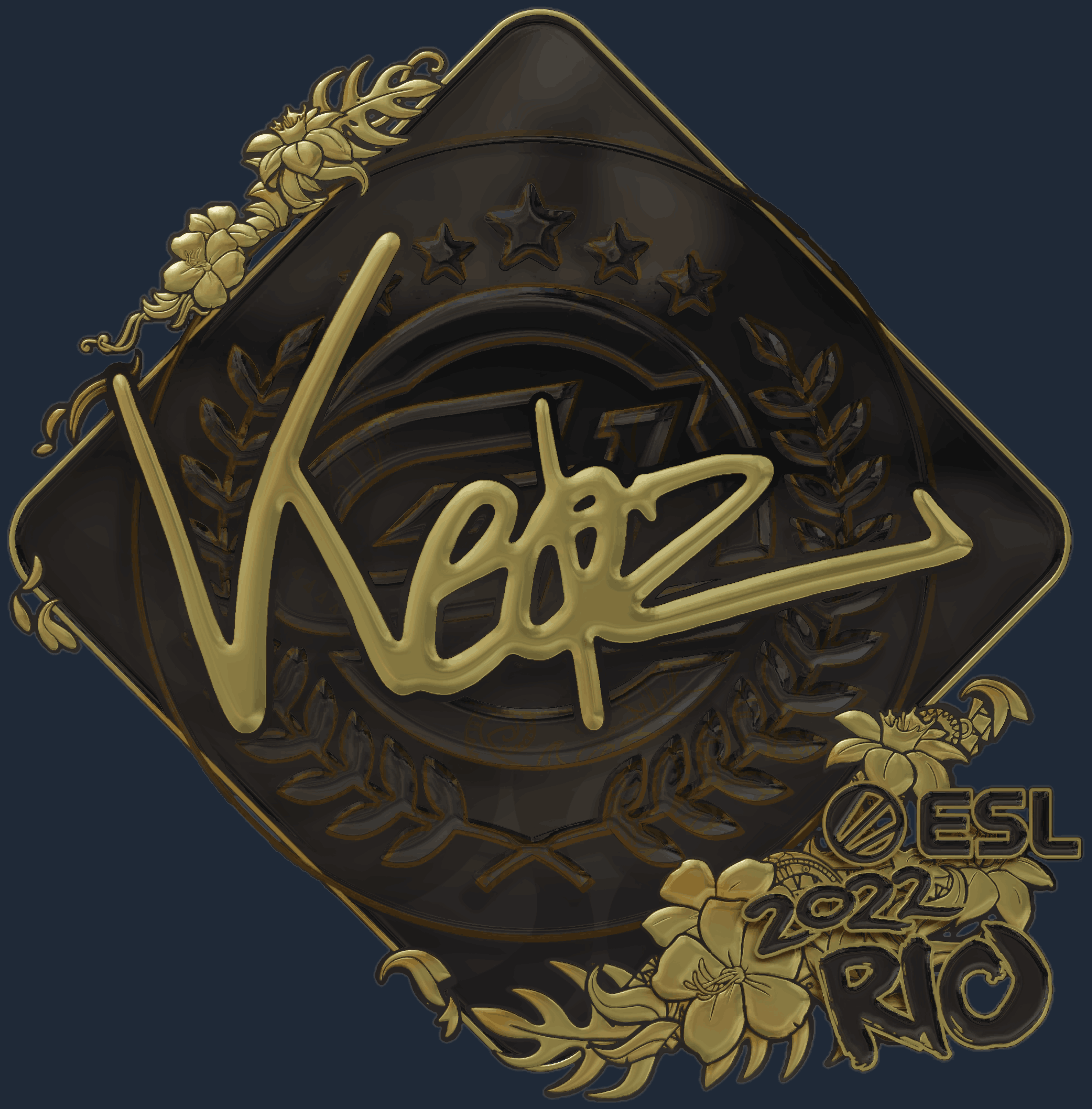 Sticker | Keoz (Gold) | Rio 2022 Image