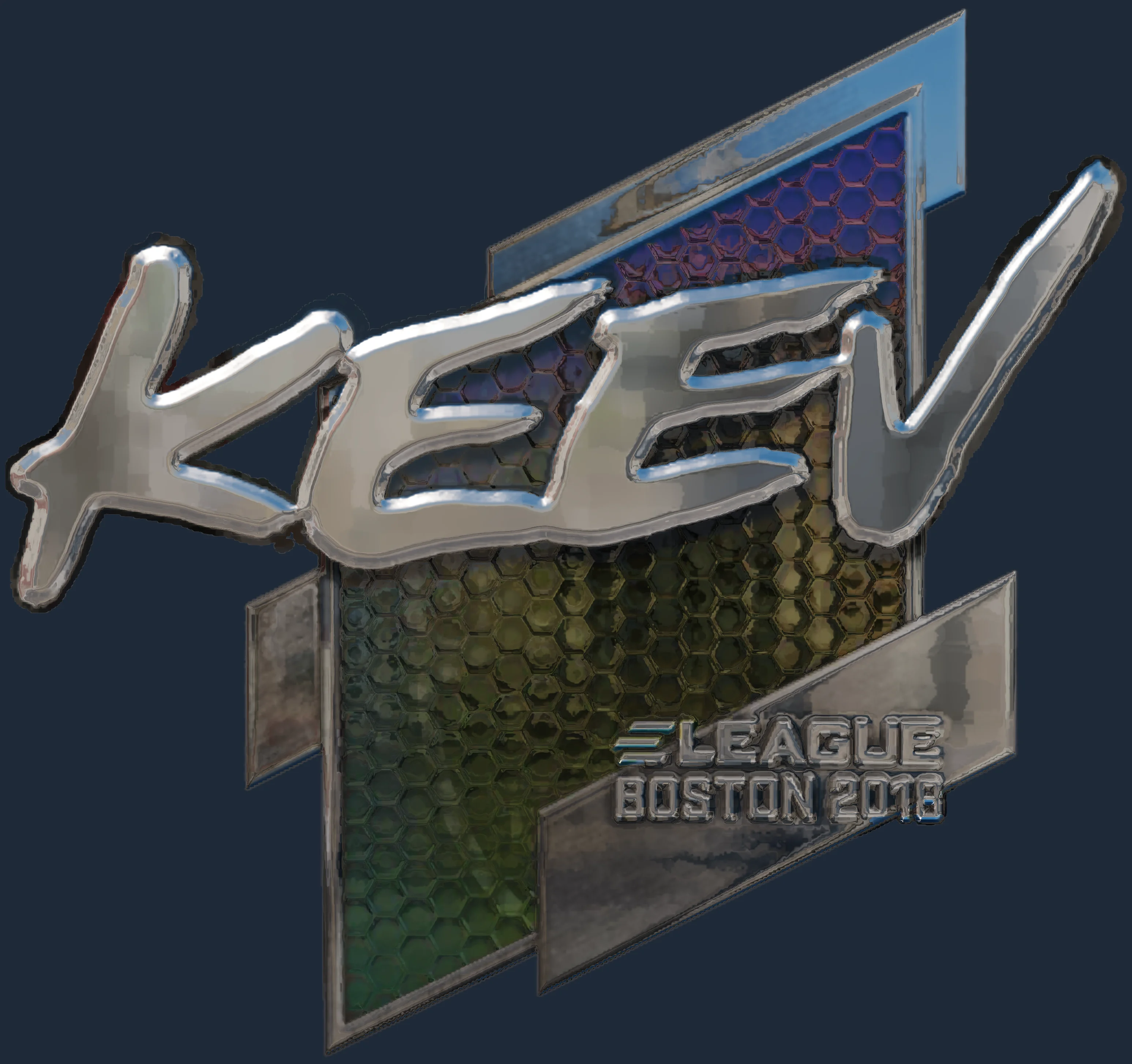 Sticker | keev (Foil) | Boston 2018 Image