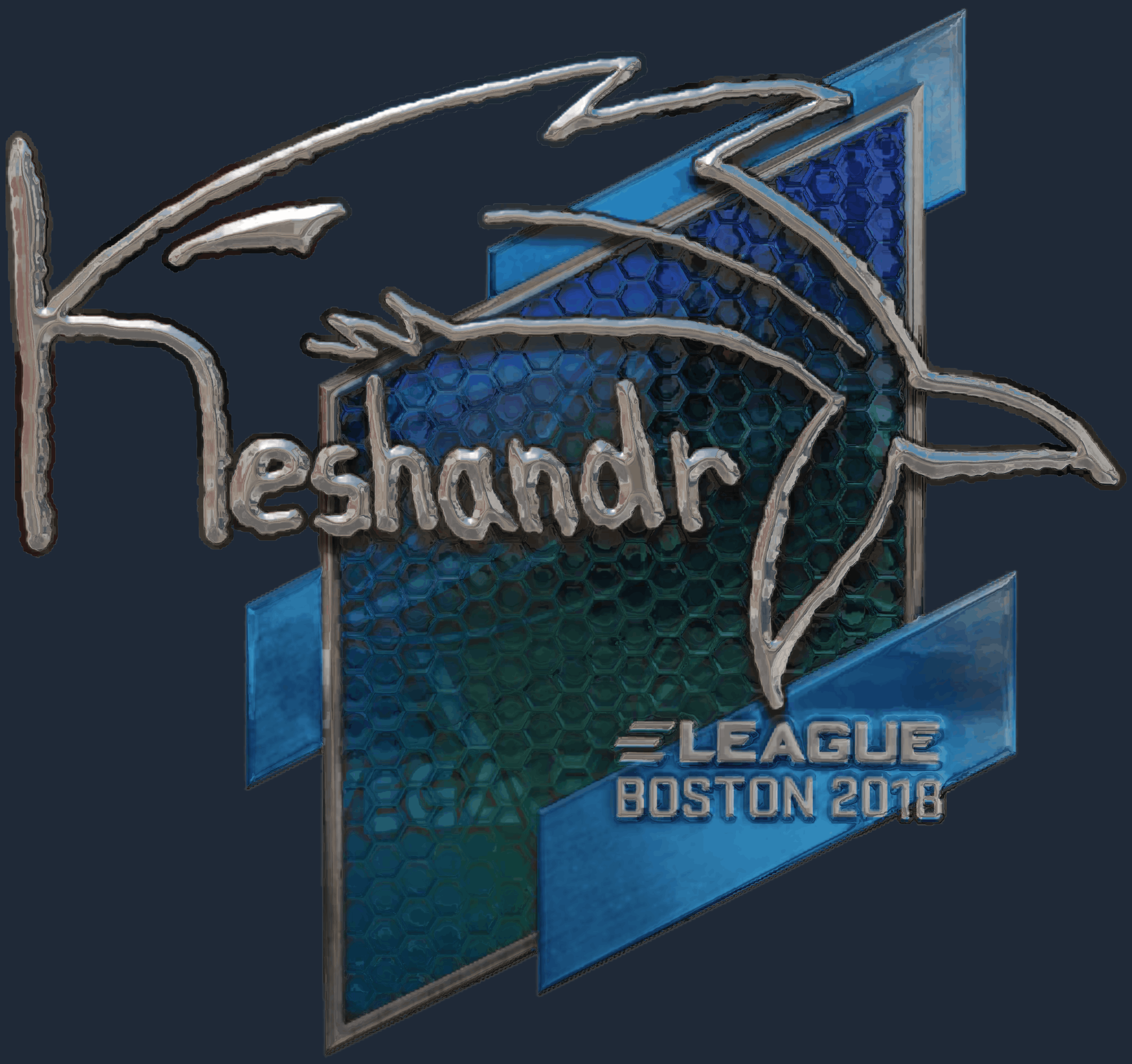 Sticker | keshandr (Foil) | Boston 2018 Image