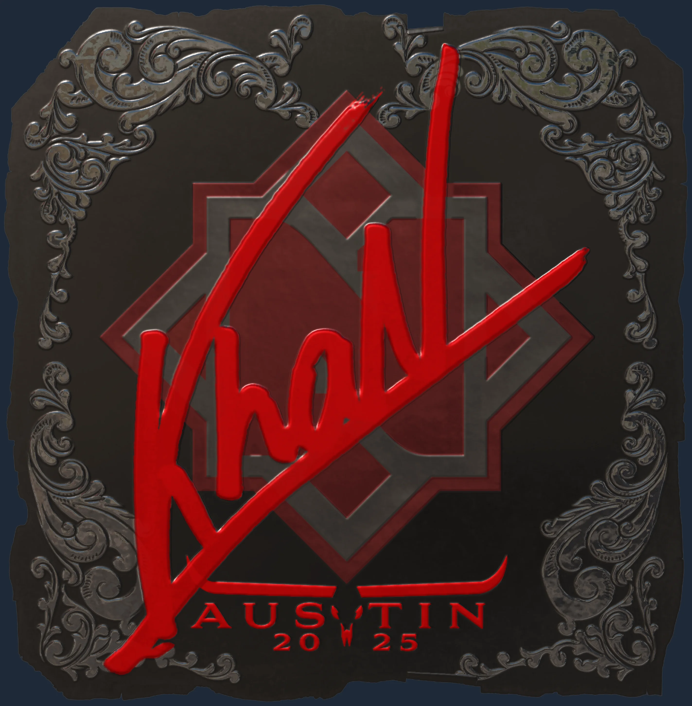 Sticker | khaN (Foil) | Austin 2025 Image
