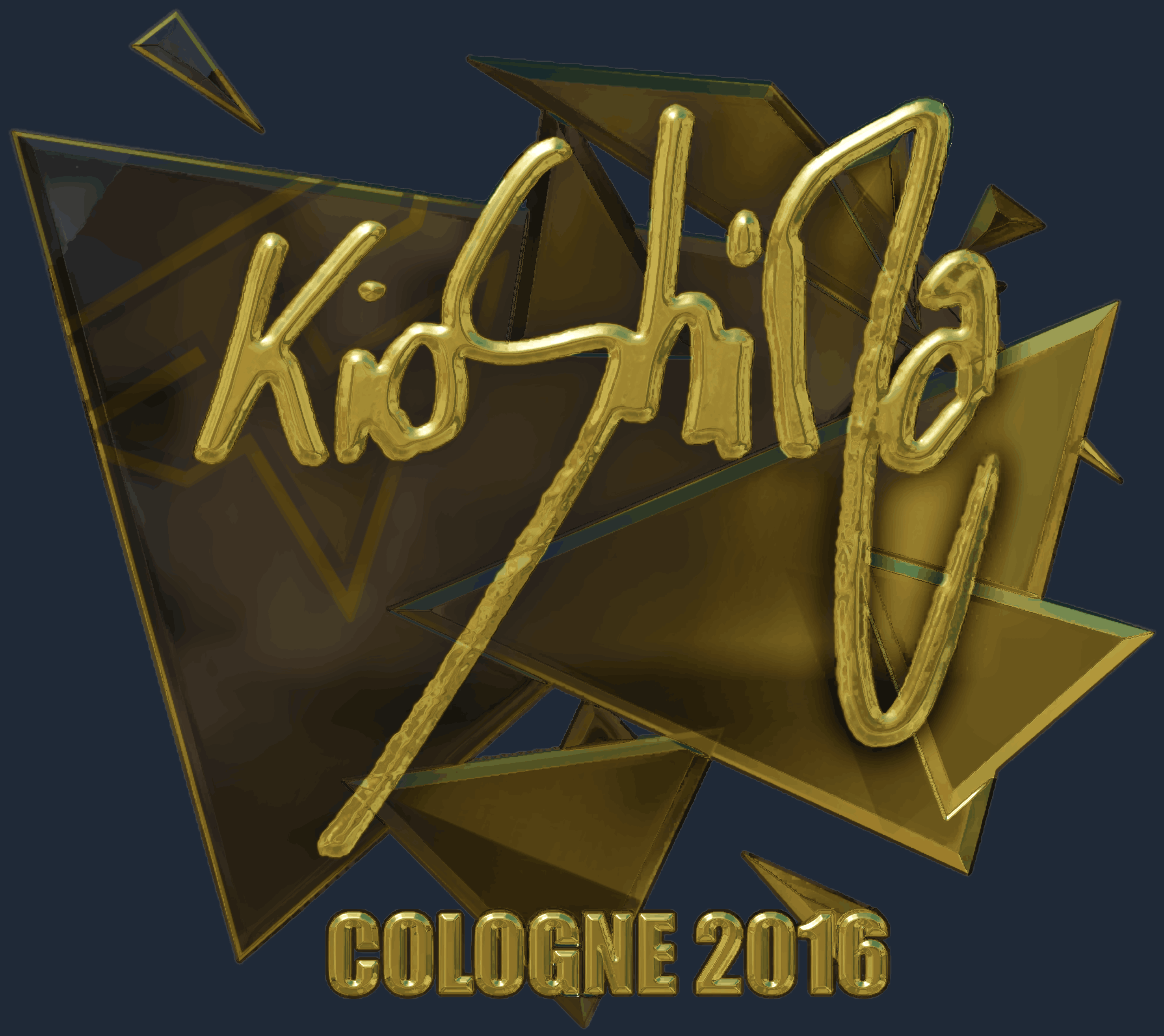 Sticker | kioShiMa (Gold) | Cologne 2016 Image