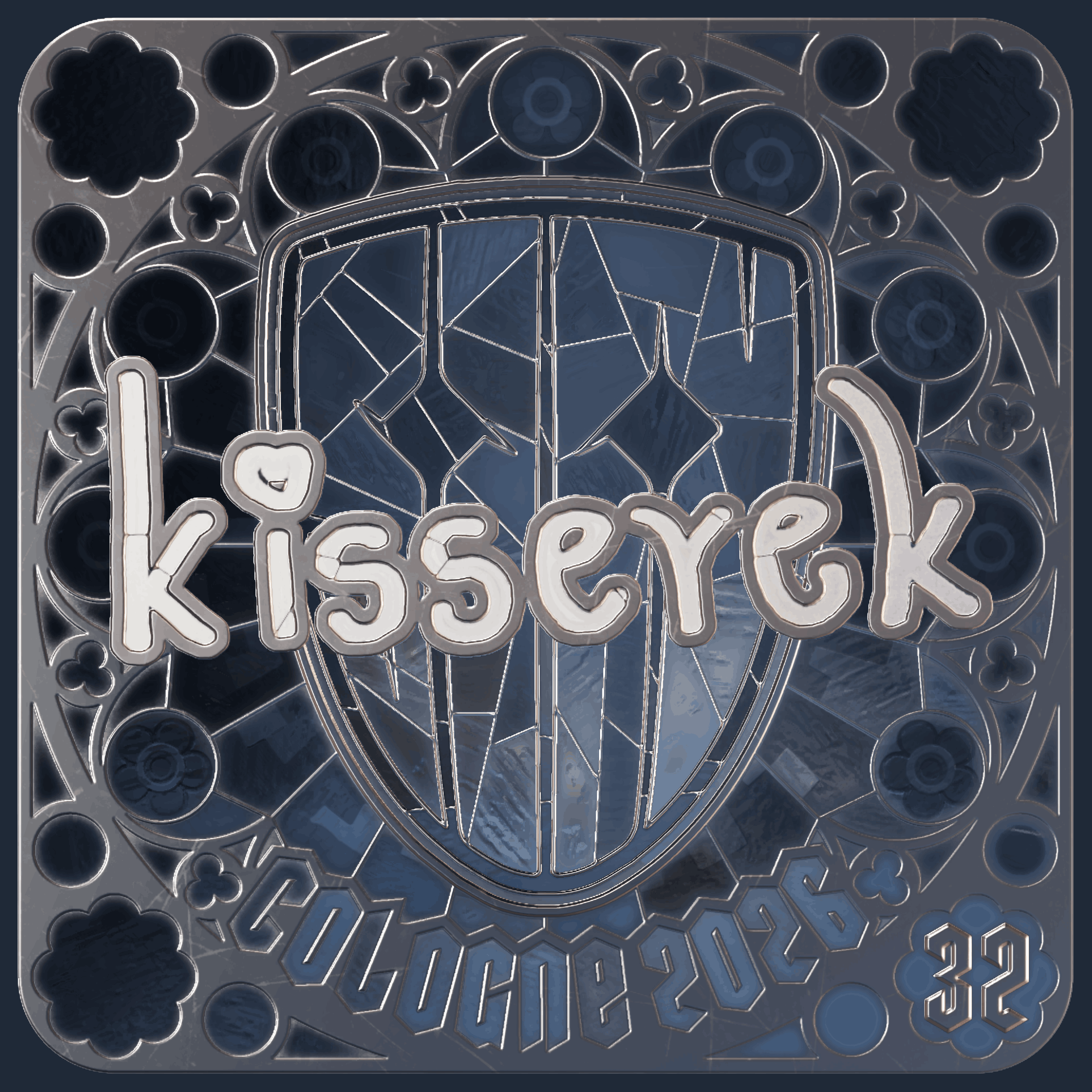 Sticker | kisserek (Foil, Ranked) | Cologne 2026 Image